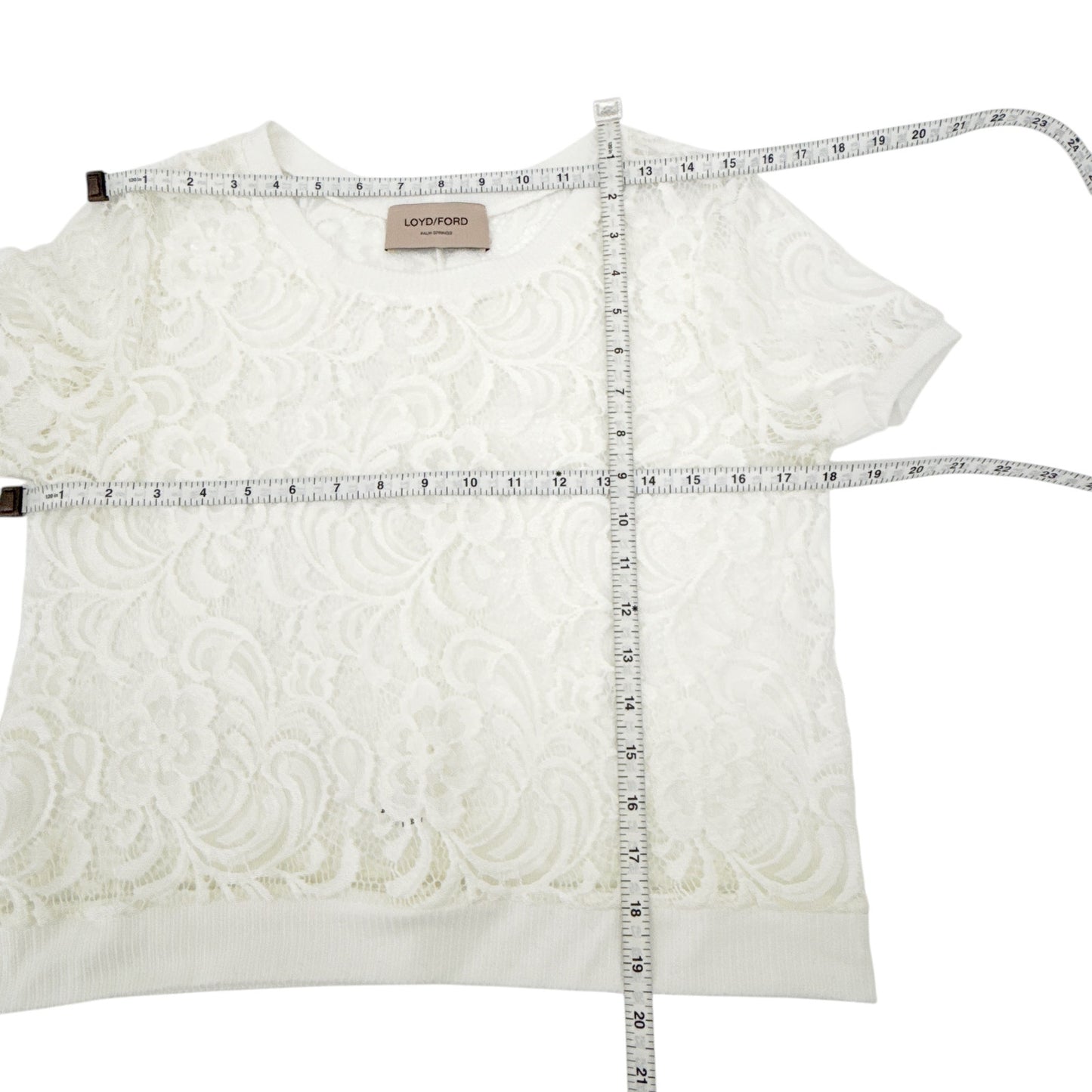 LOYD/FORD Lace Top with Cami 4