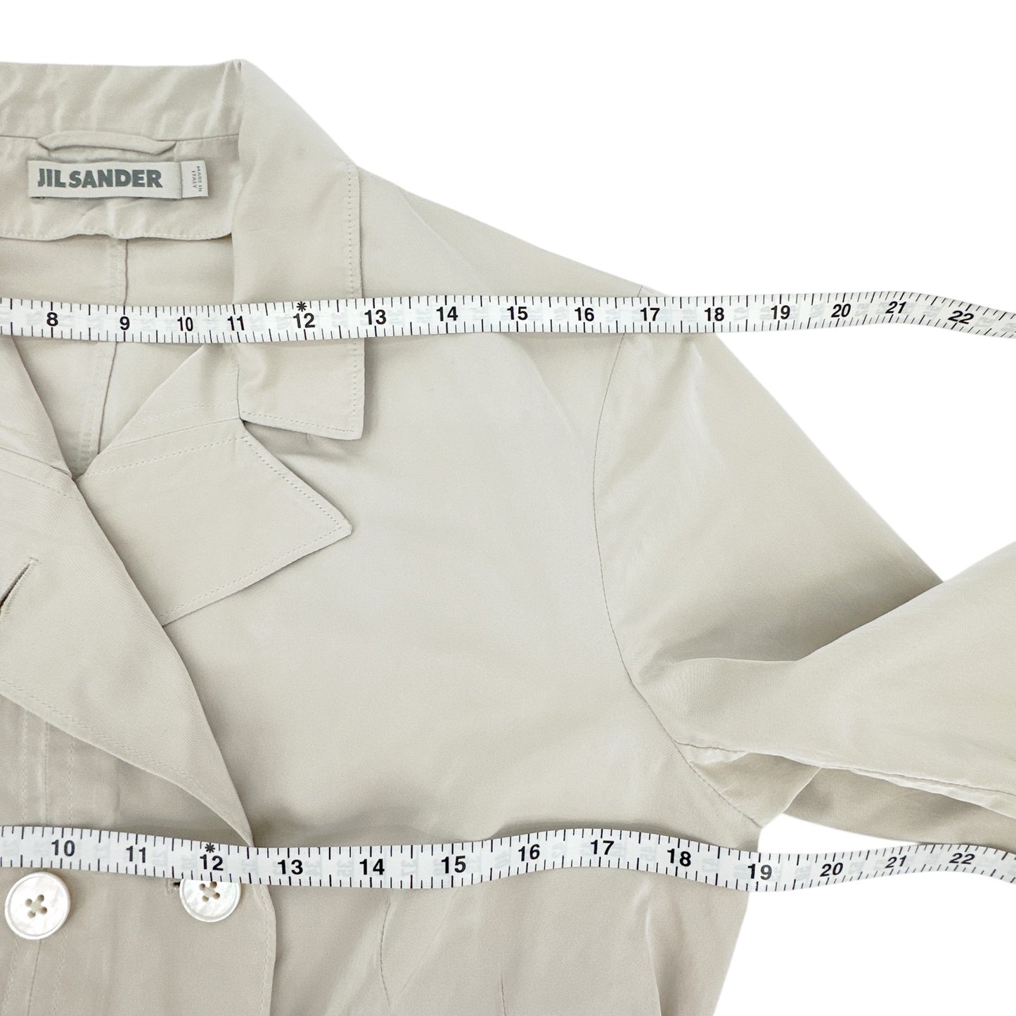 JIL SANDER Silk Blend Blouson Jacket 40|S