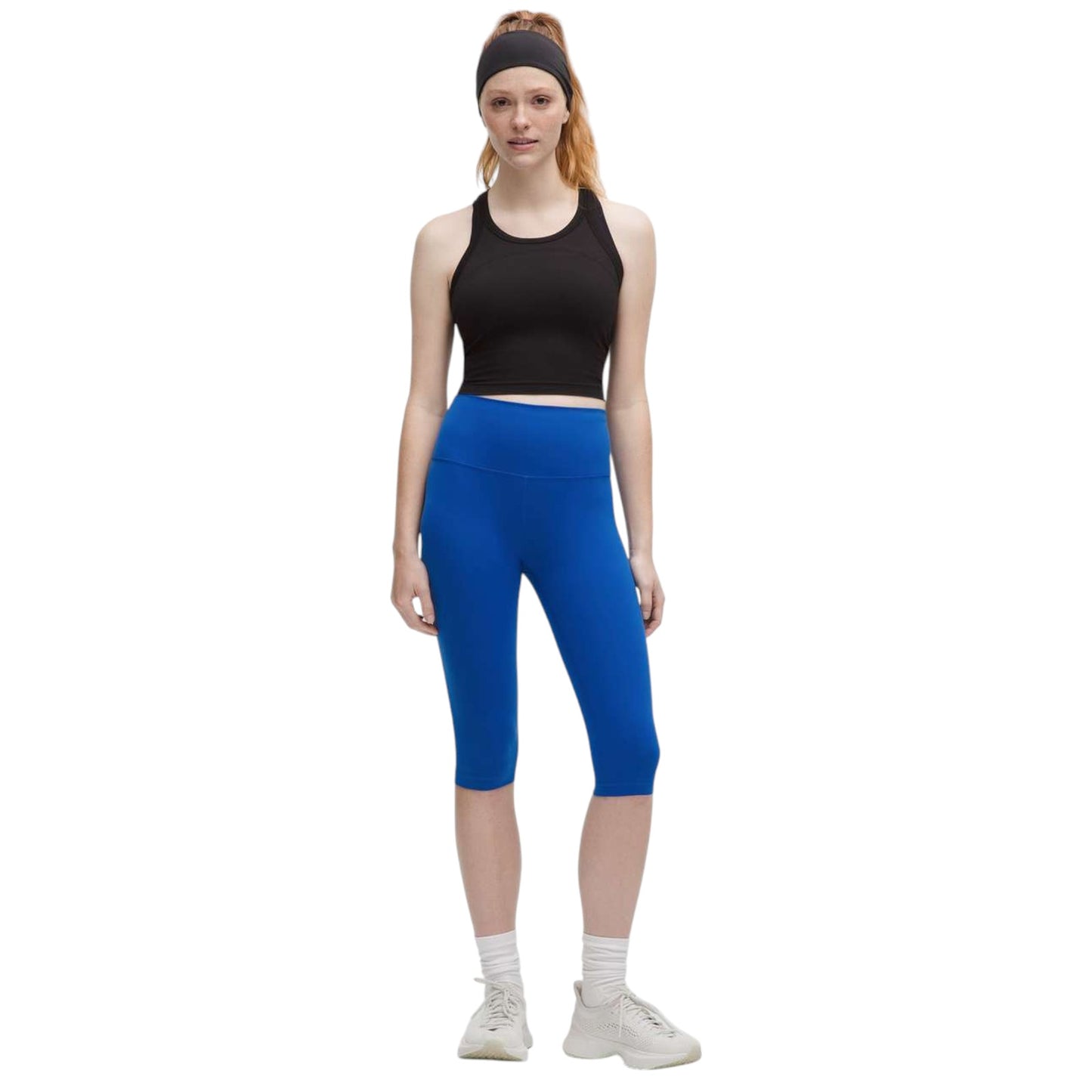 LULULEMON Wunder Train HR Crop 15" in Galactic Cobalt 2