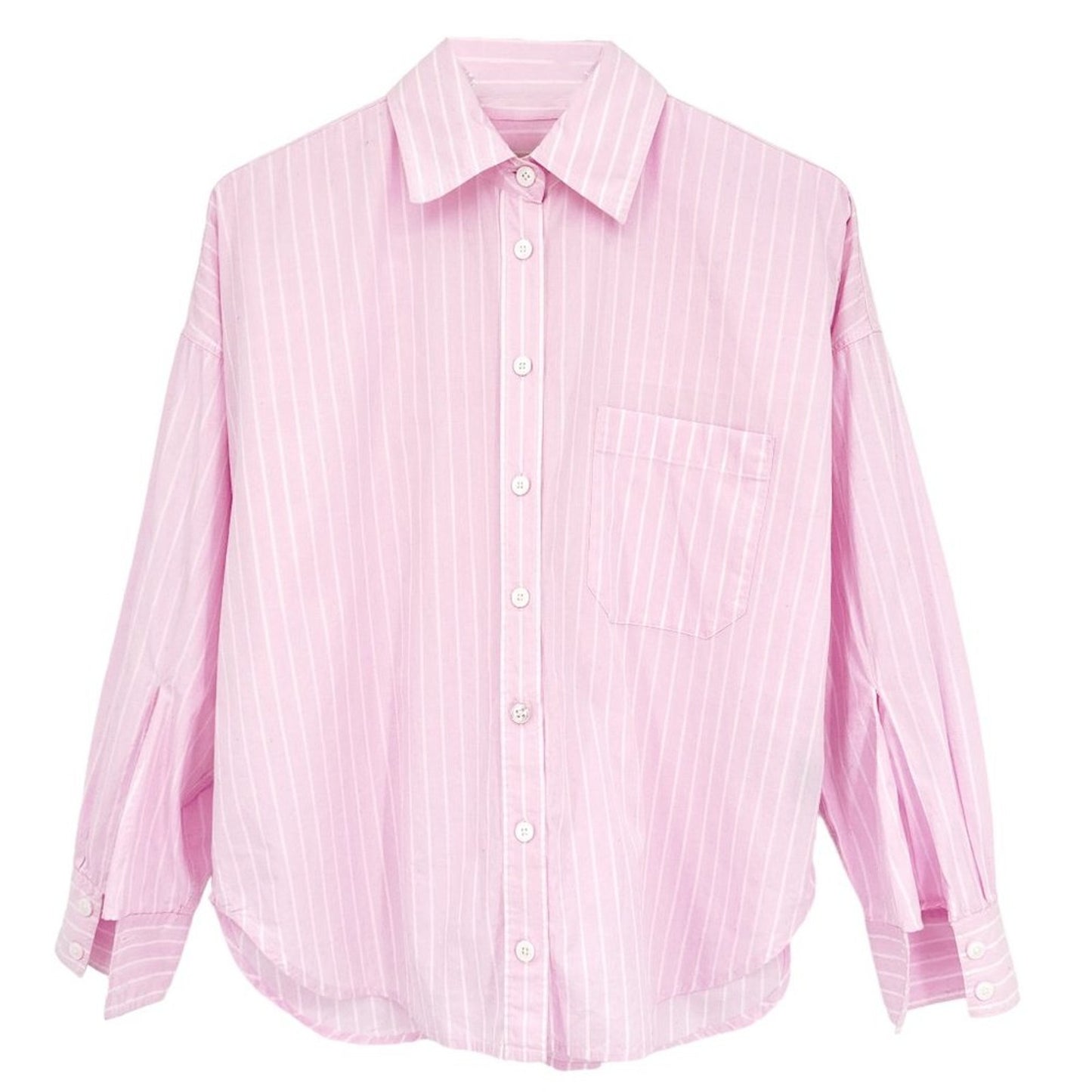 ZADIG & VOLTAIRE Tamara Pop Raye Striped Shirt XS