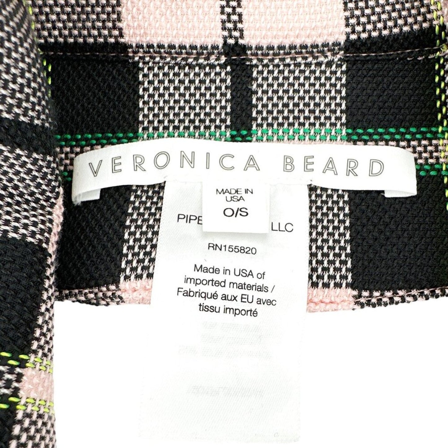 VERONICA BEARD Zola Plaid Dickey
