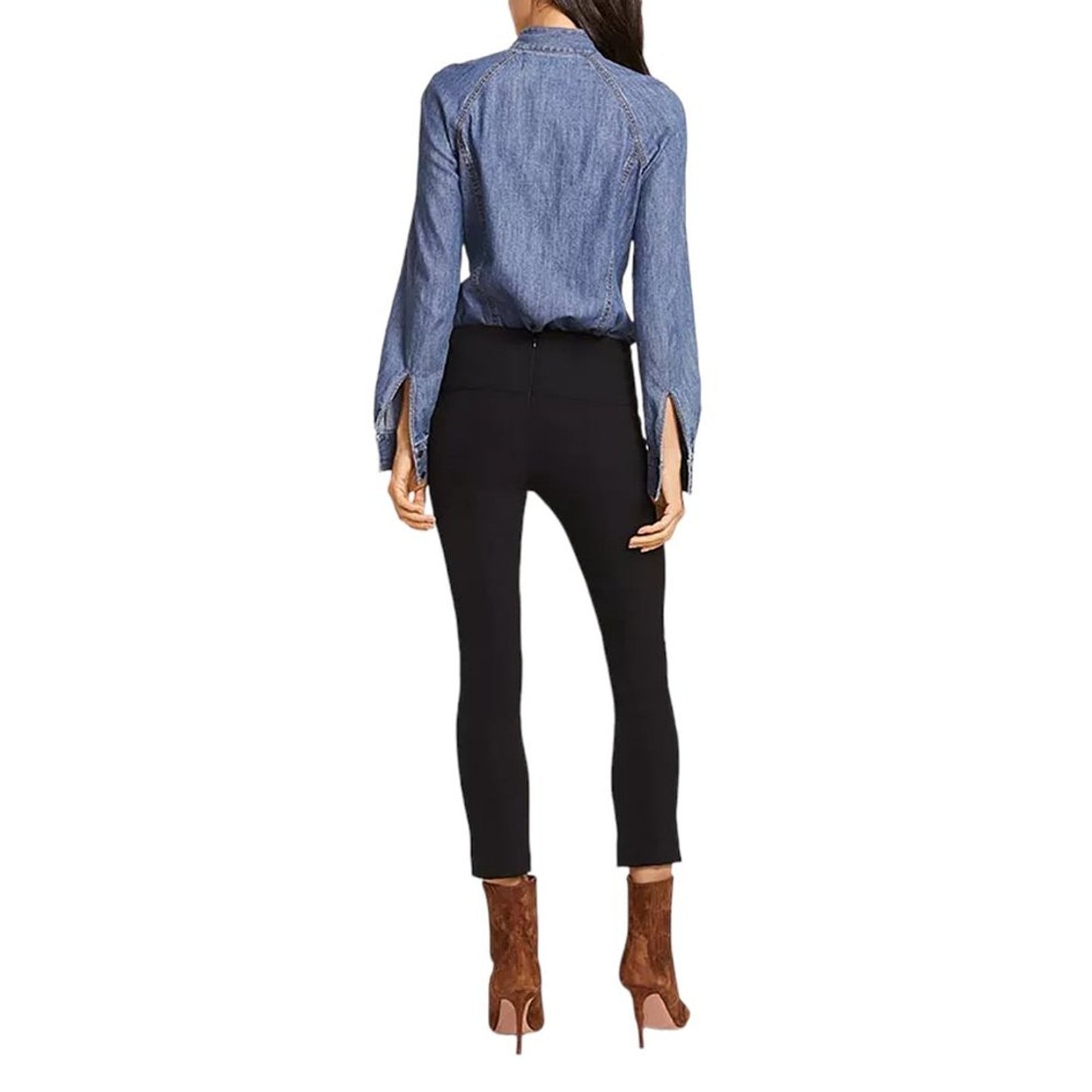 VERONICA BEARD Zip Back Scuba Pant | Black 0