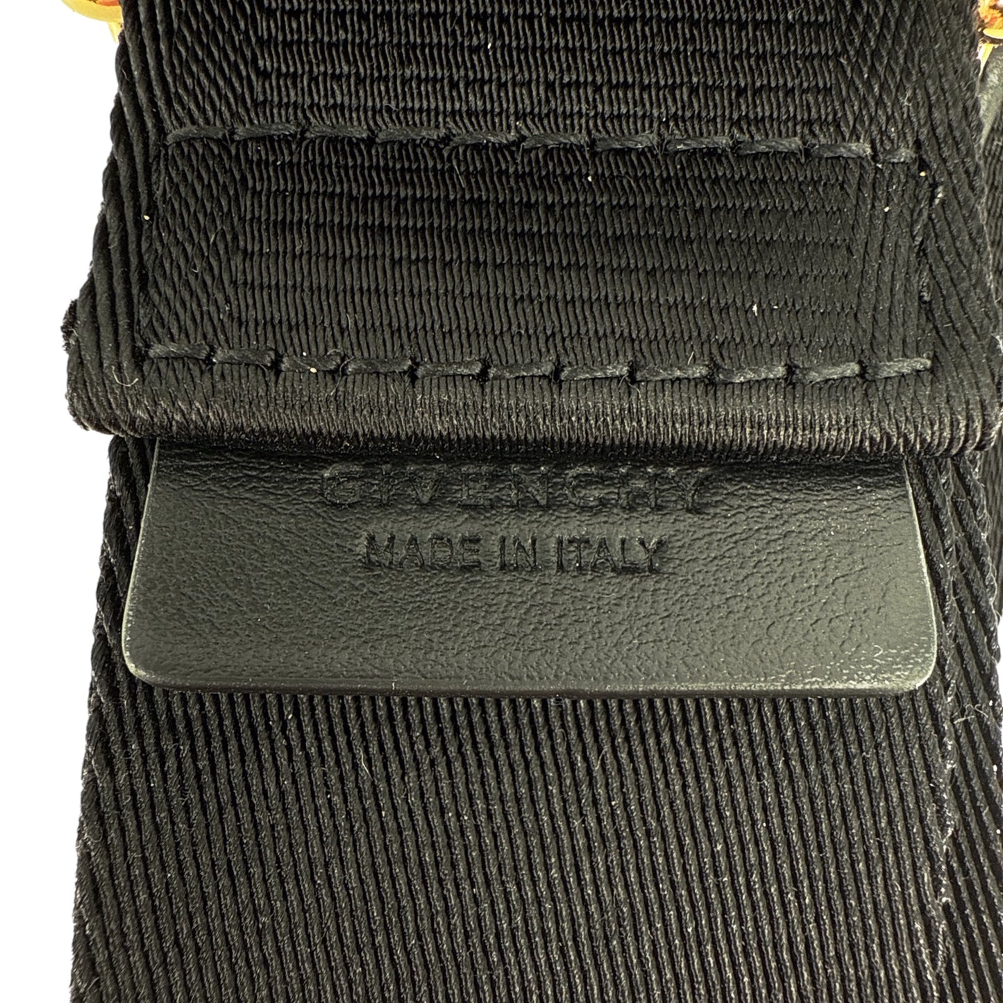 GIVENCHY Mini Pandora Cube Leather Pouch Bag with Crossbody Webbing Strap