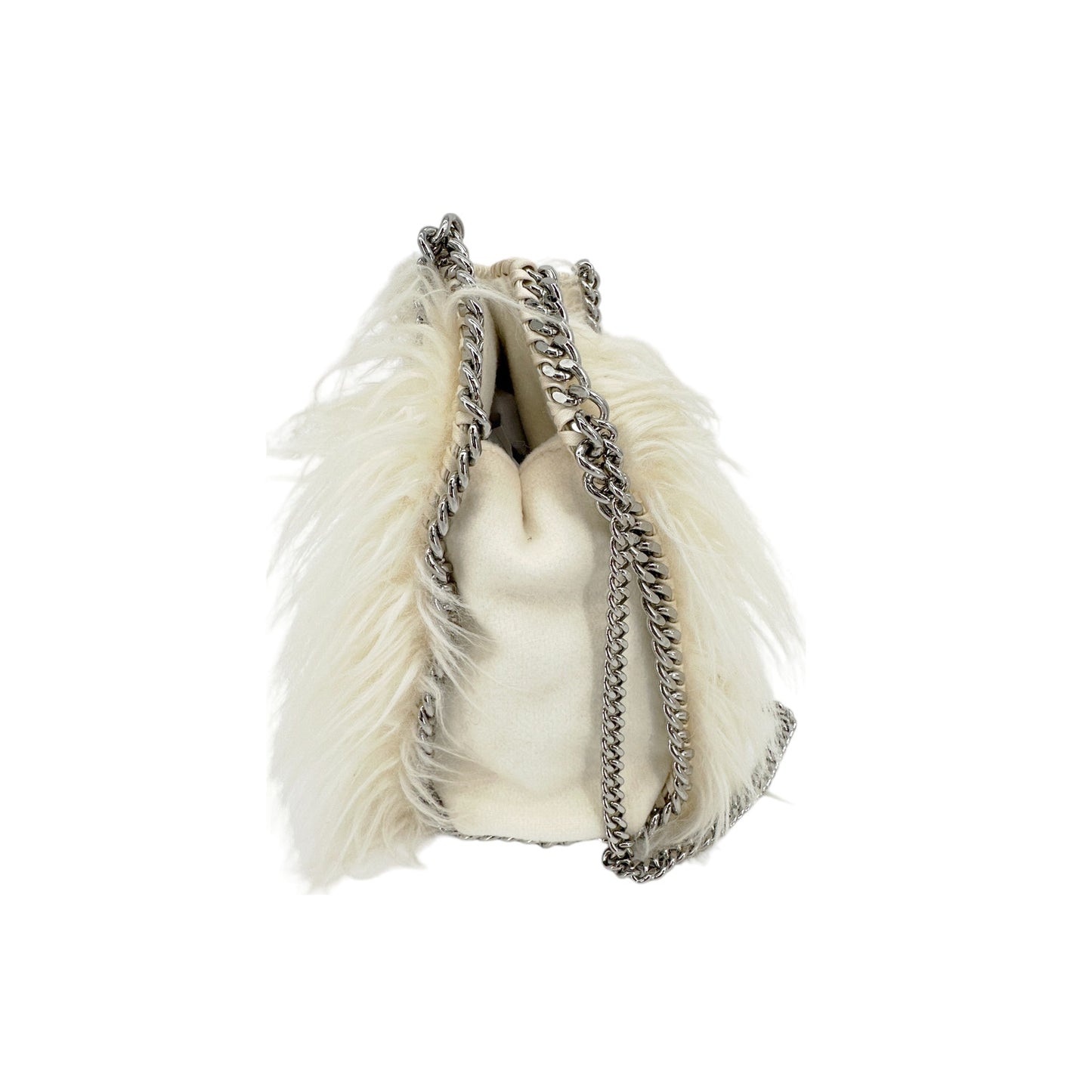 STELLA McCARTNEY Falabella Mini Furry Tote Bag