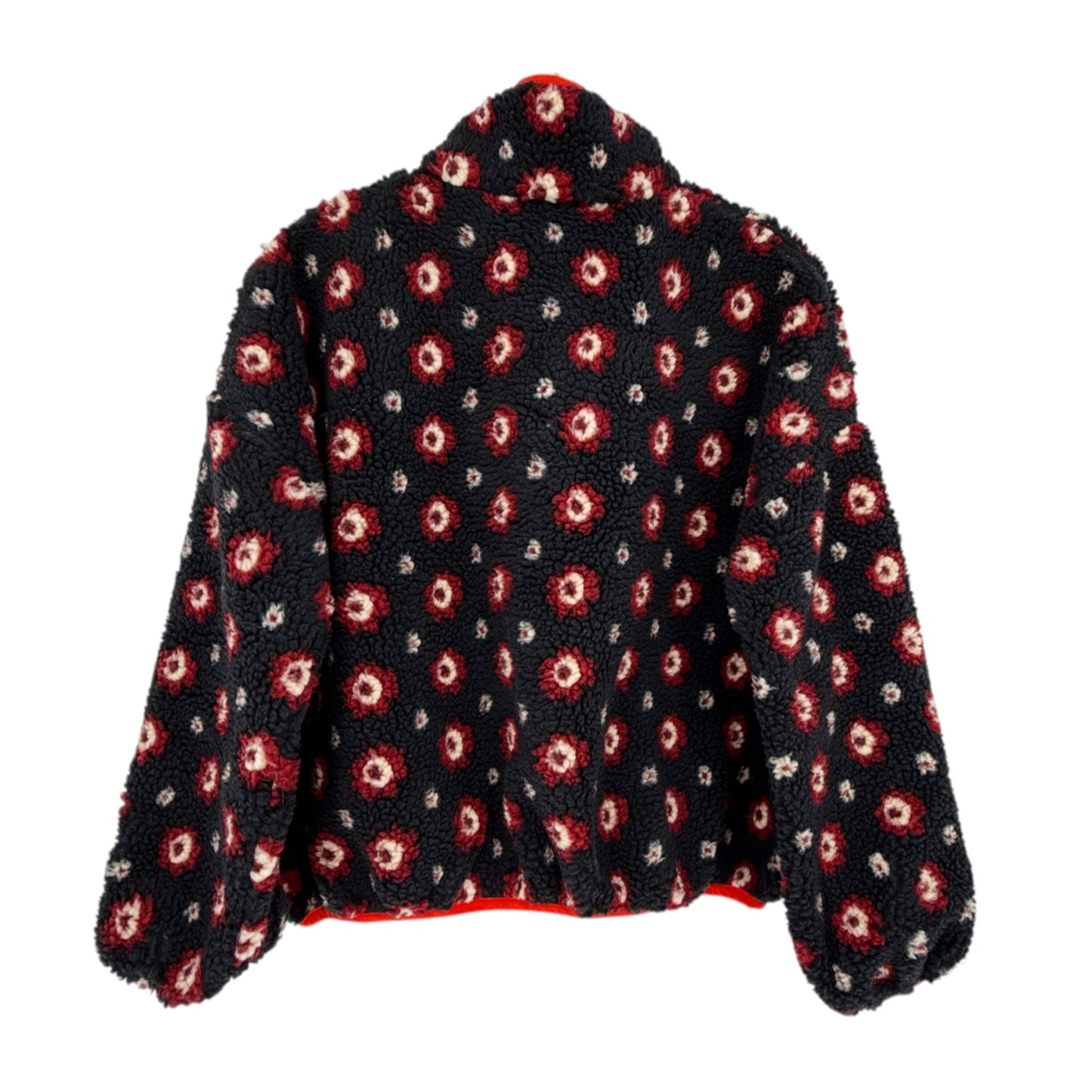 THE GREAT. The Countryside Pullover in Navy Geo Daisy 0|XS