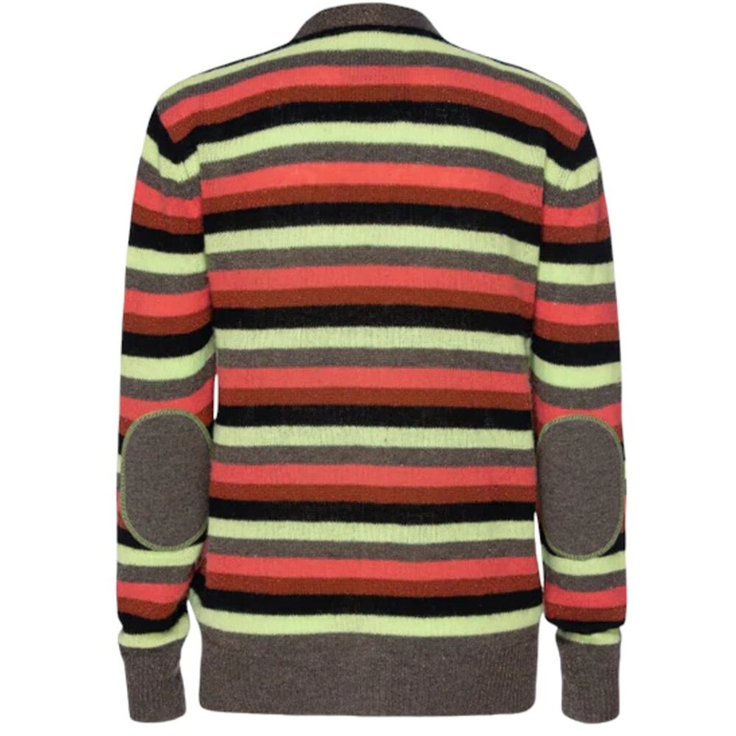 LE SUPERBE Boyfriend Sweater in Bright Stripe S