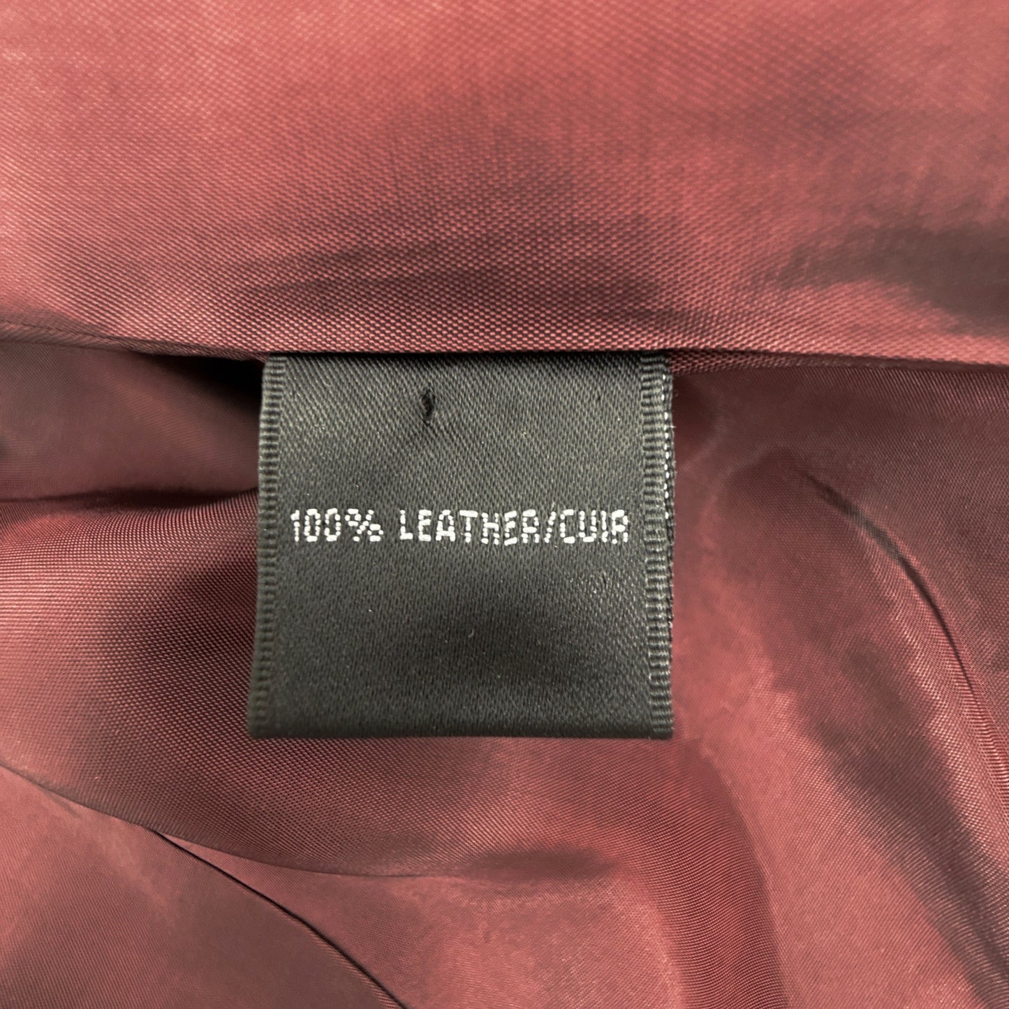 LAFAYETTE 148 New York 3/4 Sleeve Ritchie Leather Jacket in Beet 8|M