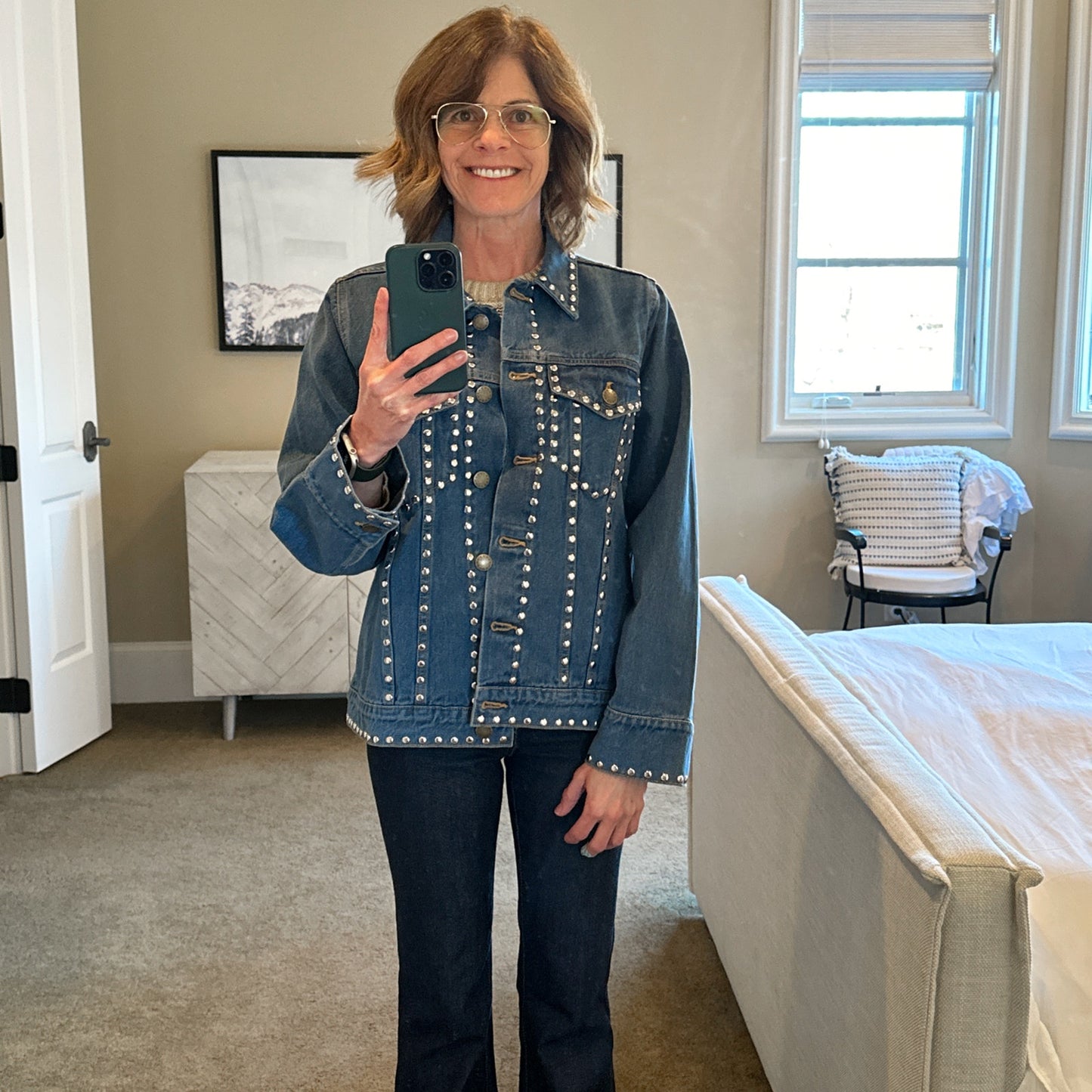 THE GREAT. The Studded Denim Jacket. 1|S