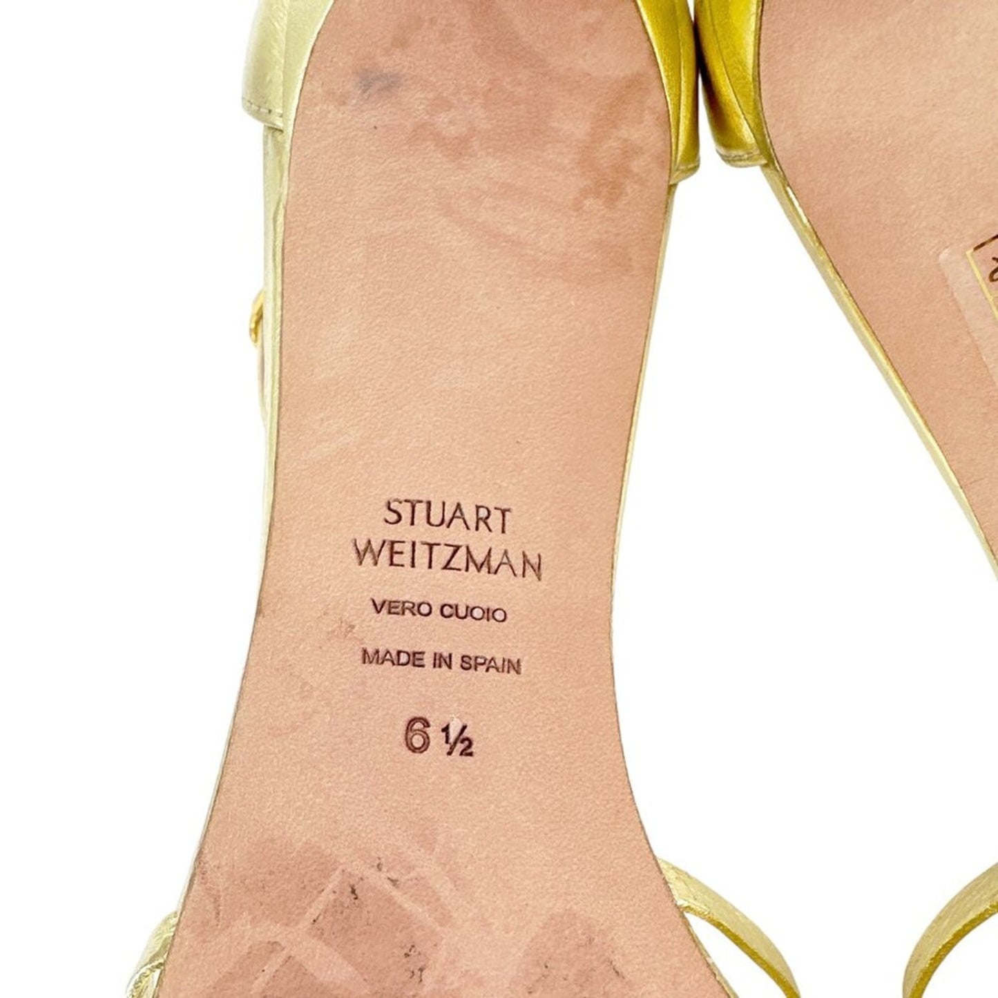 STUART WEITZMAN Sena 75 Metallic Gold 6.5