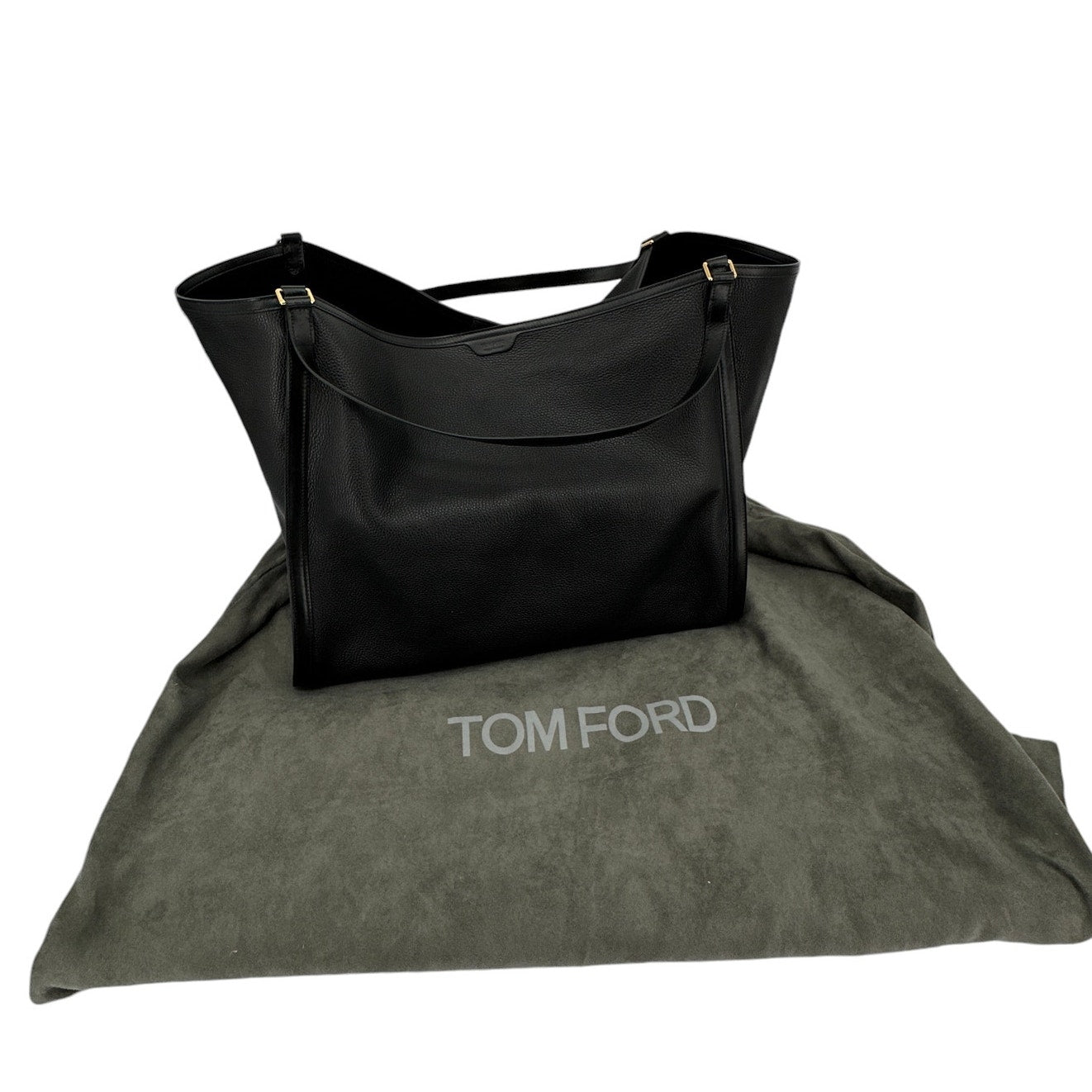 TOM FORD Leather Large Tote Bag