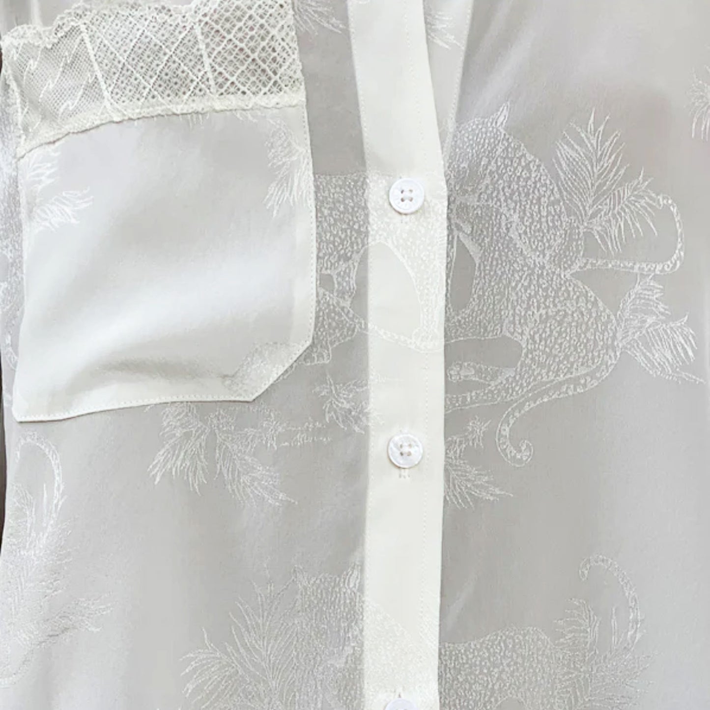 ZADIG & VOLTAIRE Tais Jac Leo Bisous Shirt XS