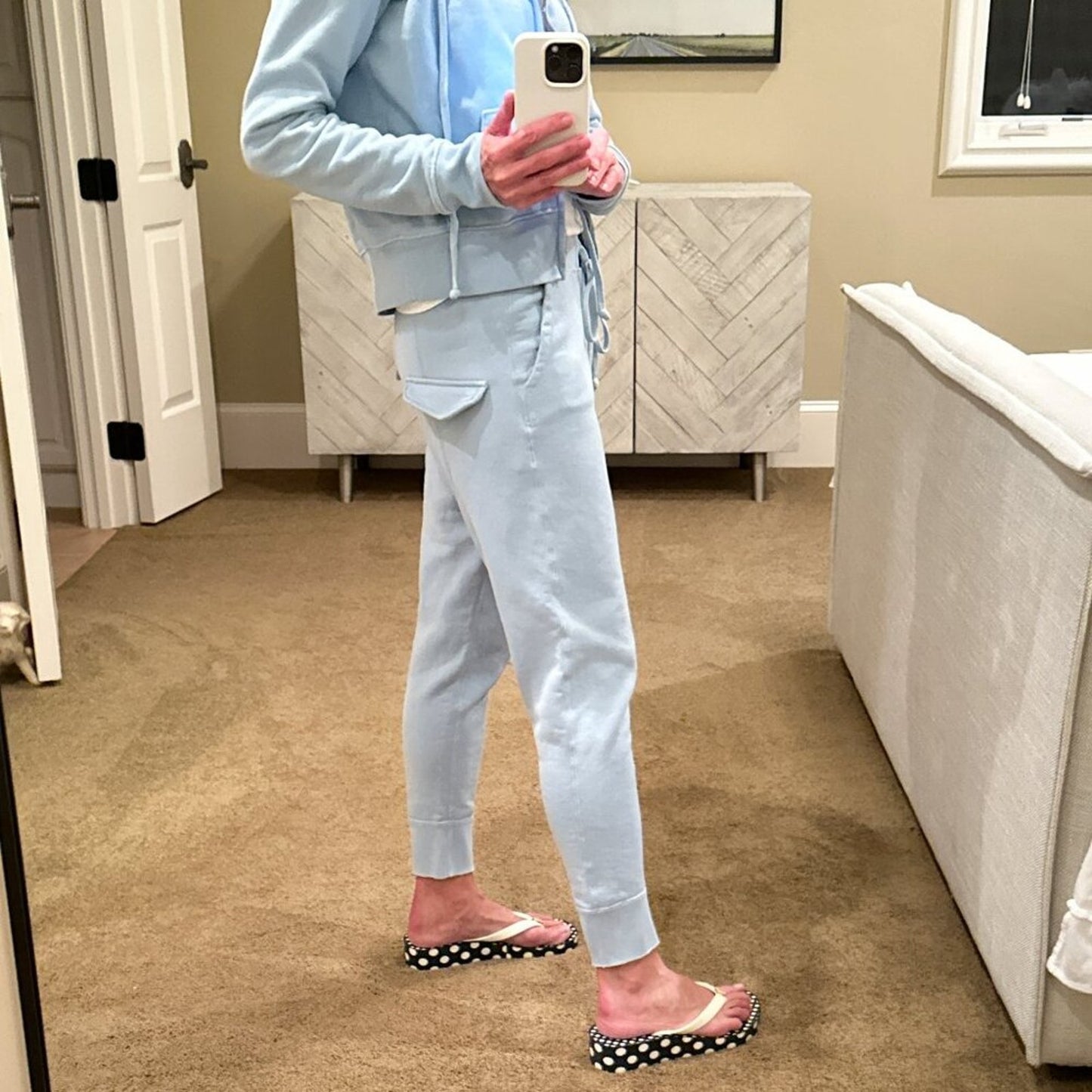 NILI LOTAN Nolan Pant Light Blue XS
