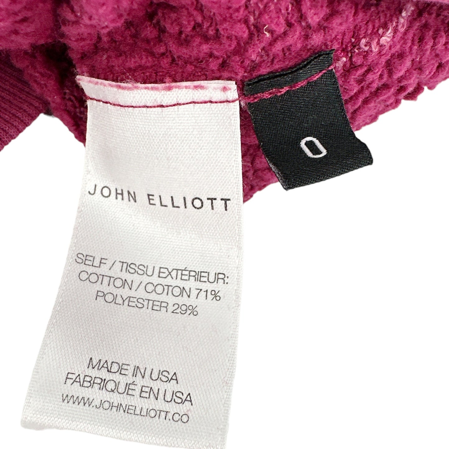 JOHN ELLIOTT Vintage Fleece Crew Sweatshirt 0|XS