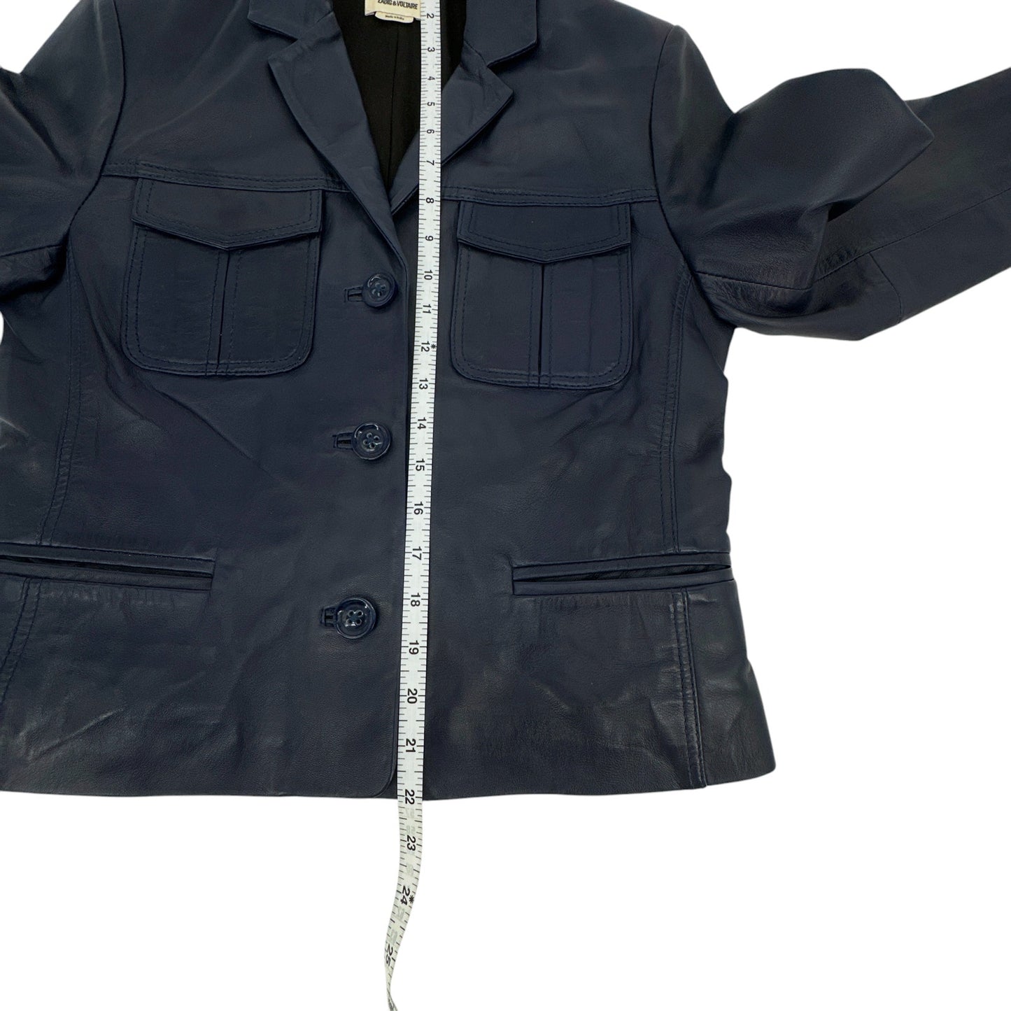 ZADIG & VOLTAIRE Liams Leather Jacket M