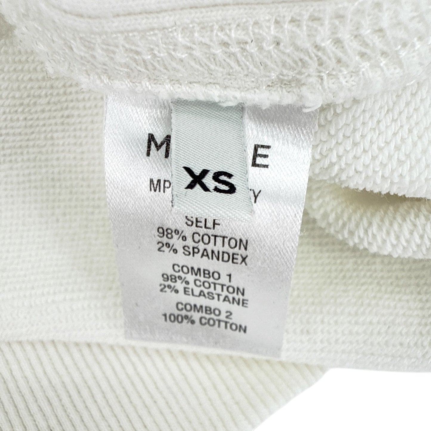 MONSE Scrapbook Patch Sweatshirt in Ivory XS