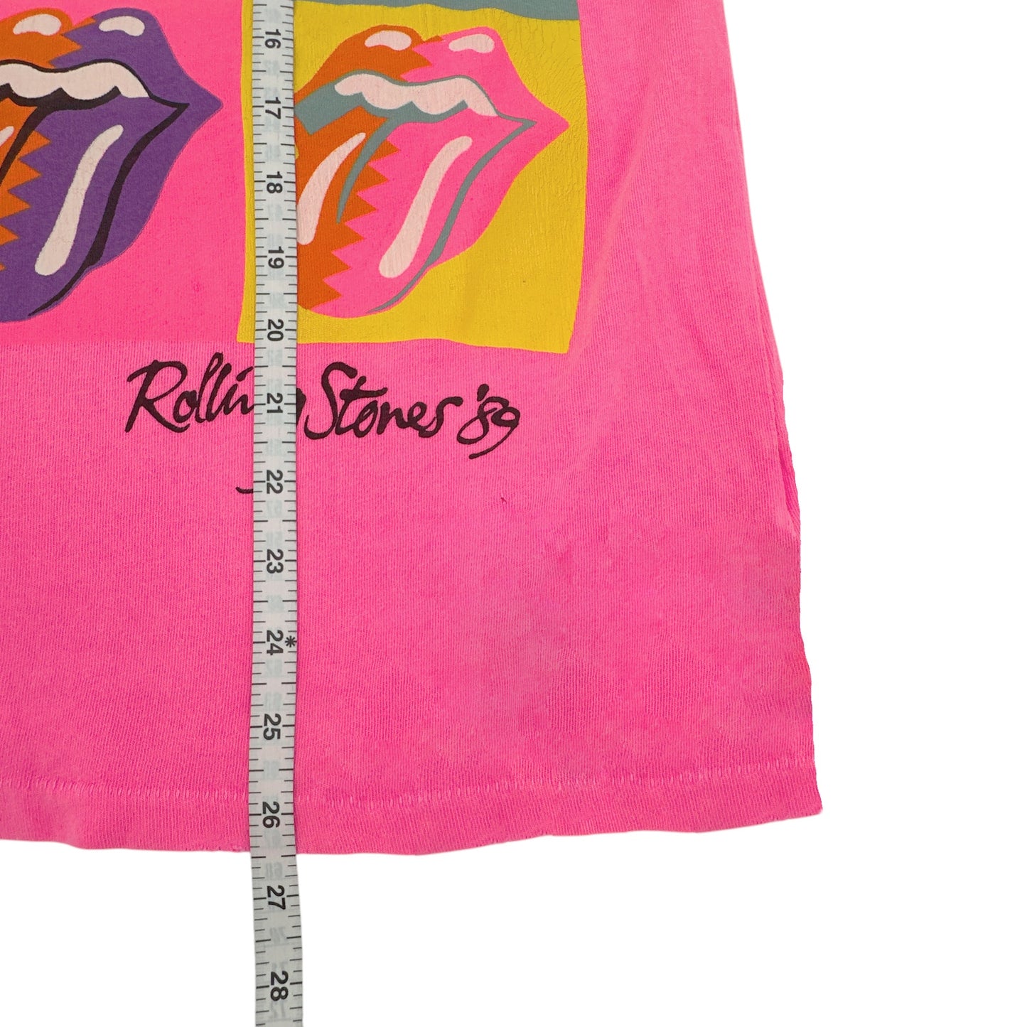 MADEWORN Rolling Stones 89 Multi Tongue Tee XS