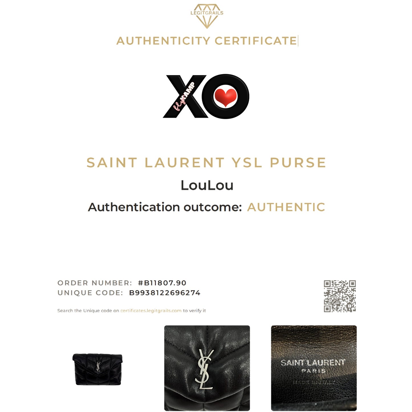 SAINT LAURENT Loulou Mini in Lambskin Puffer Pouch Clutch
