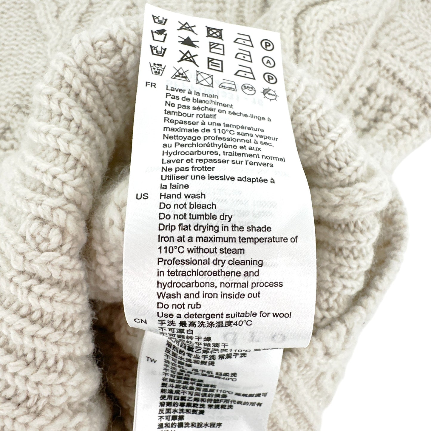 SANDRO Moise Cable Knit Vest XS