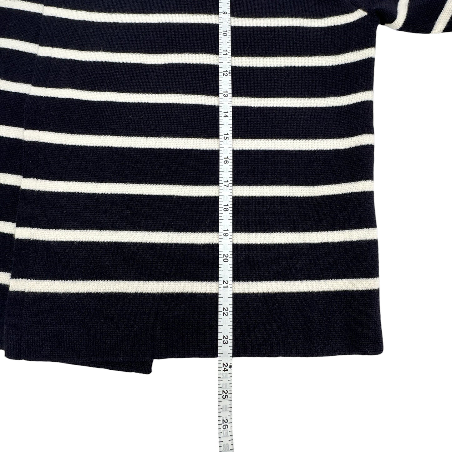 3.1 PHILLIP LIM Sailor Stripe Lace Cuff Sweater S