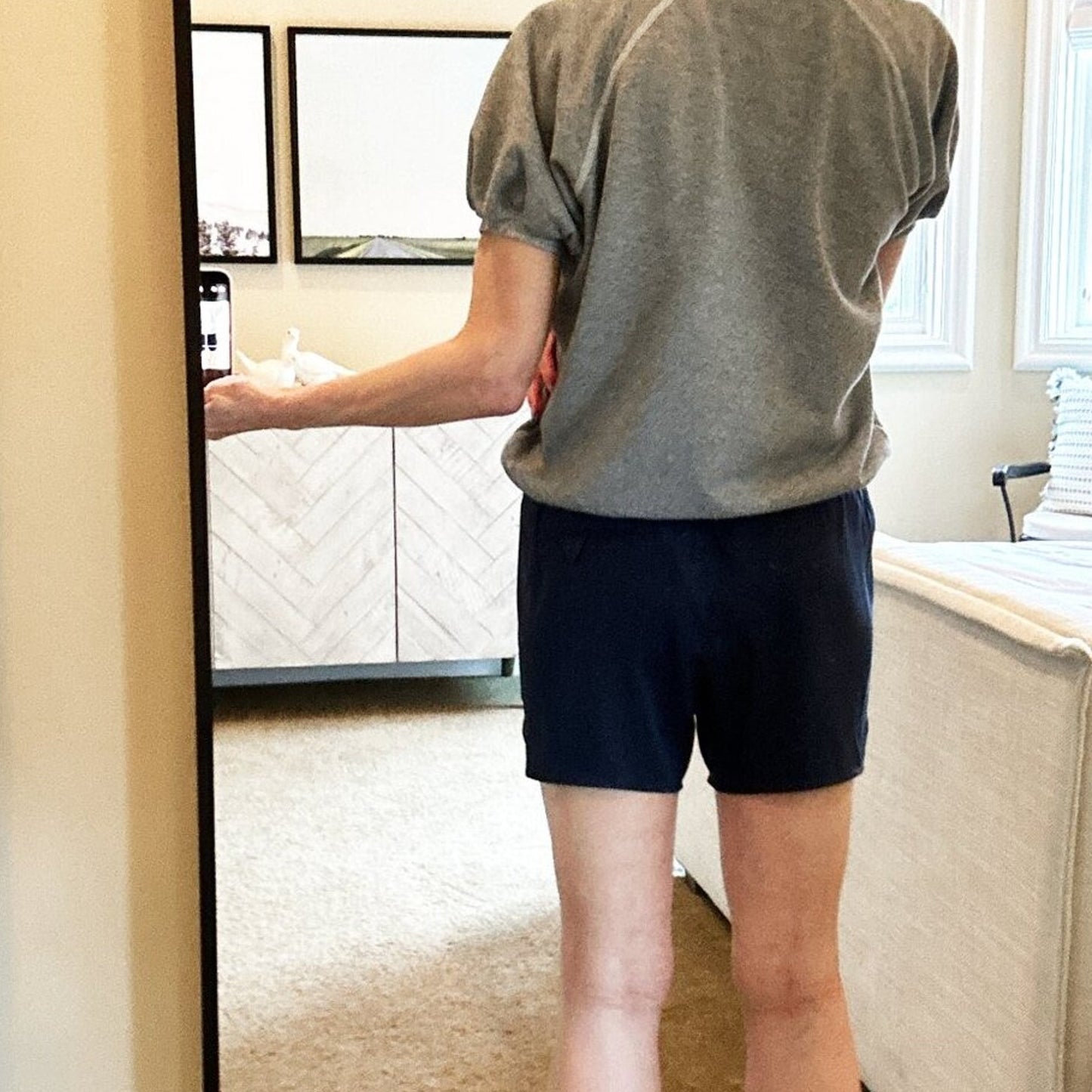T ALEXANDER WANG Silk Short in Navy XS