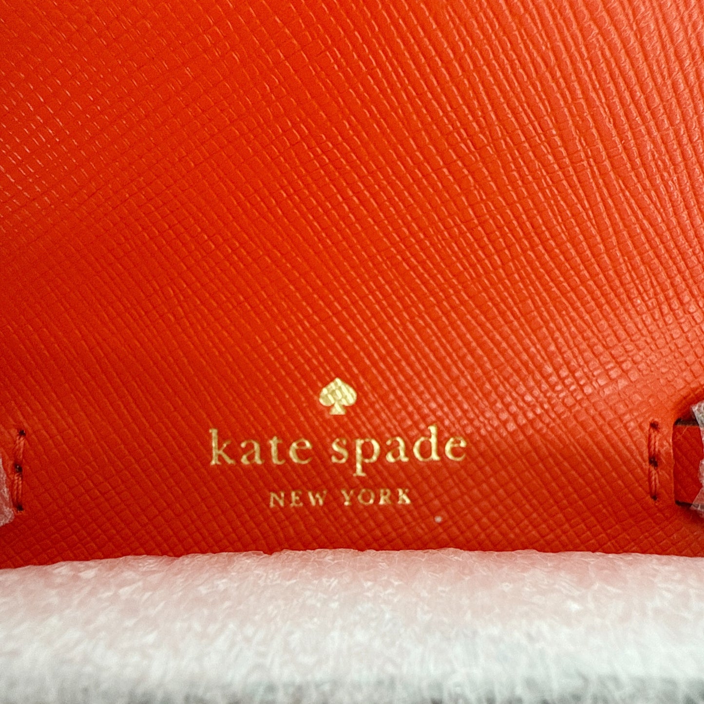 KATE SPADE New York Madison Card Case Crossbody in Tomato Slice