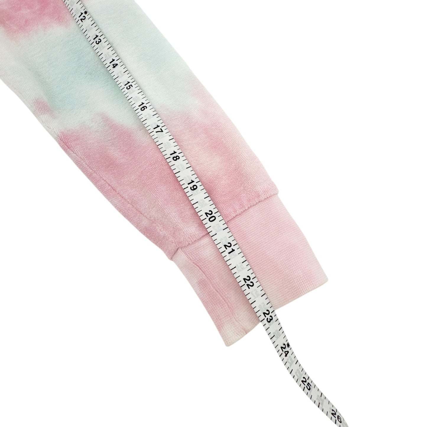 LOVESHACKFANCY Kirby Tie Dyed Terry Hoodie In Cherry Fizz S