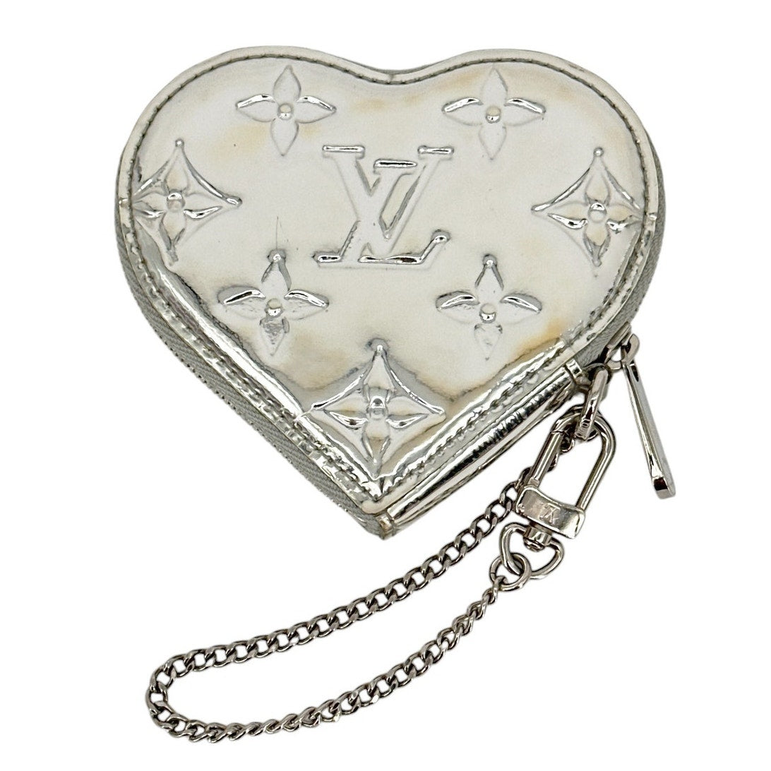 LOUIS VUITTON Heart Coin Purse Monogram Mirror