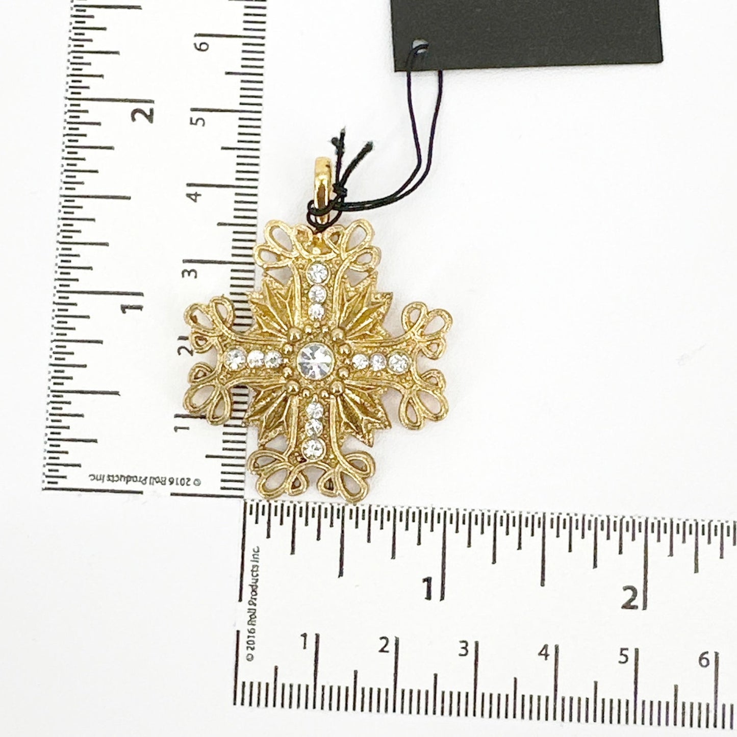 VIRGINS SAINTS & ANGELS VSA Electra Cross Medallion in Gold