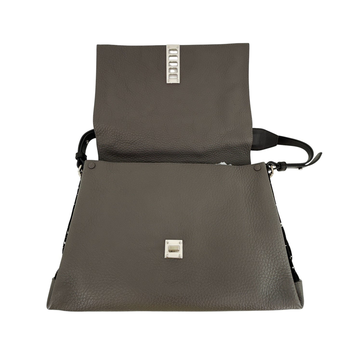 PROENZA SCHOULER PS Elliot Calfskin Shoulder Bag in Burgundy