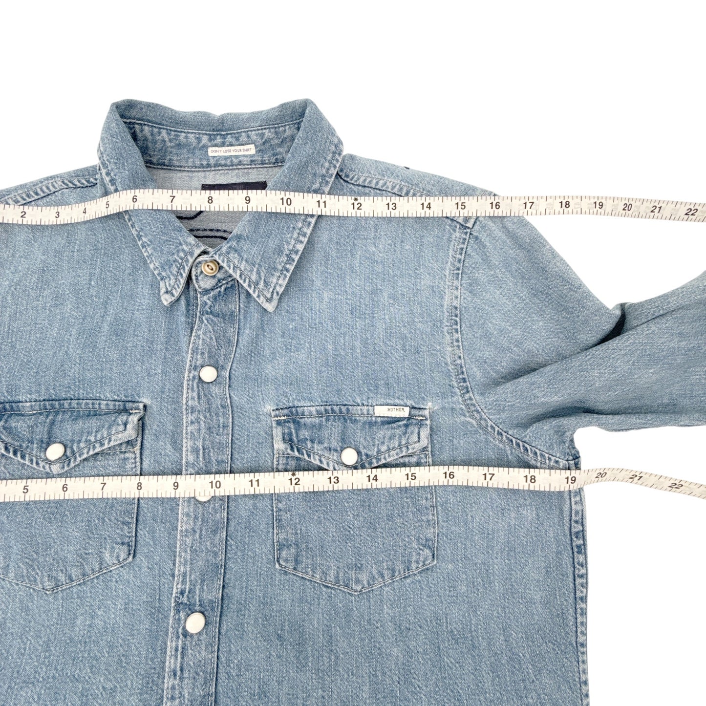 MOTHER The Honey Button-up Shirt in Take a Trip With Me M