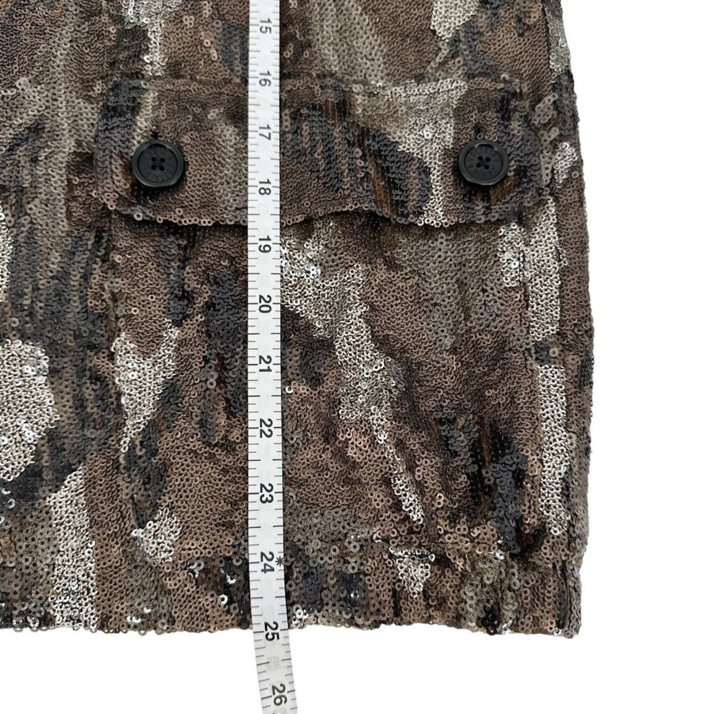 ZADIG & VOLTAIRE Kid Sequin Camo Jacket XS