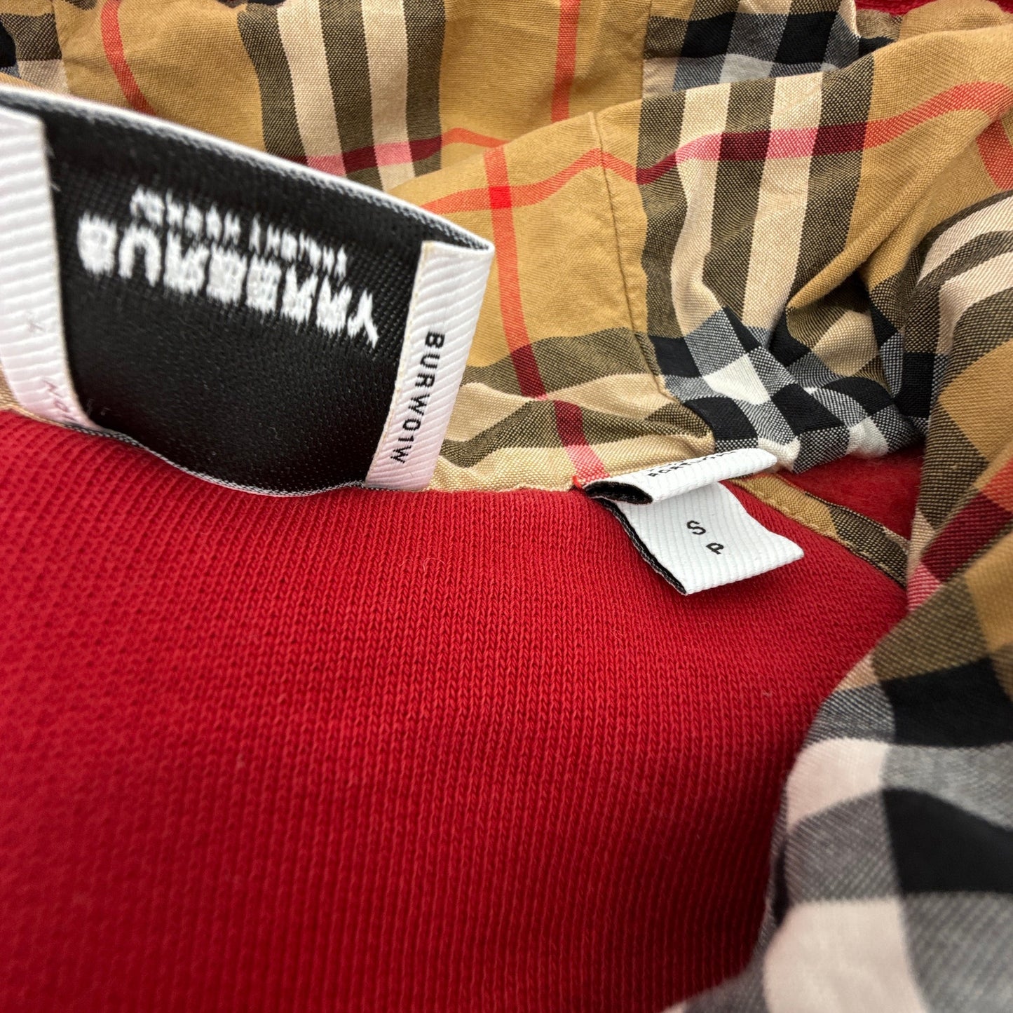 BURBERRY Hackfall Vintage Check Hoodie S