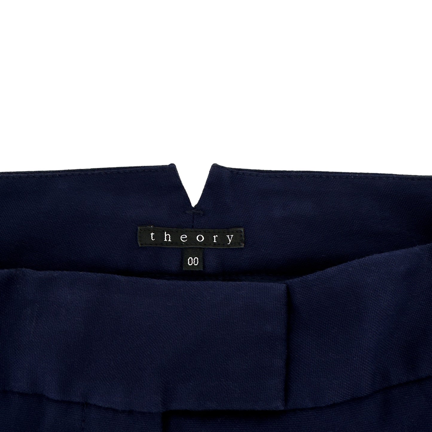 THEORY Lynie Stretch Canvas Short Navy 00