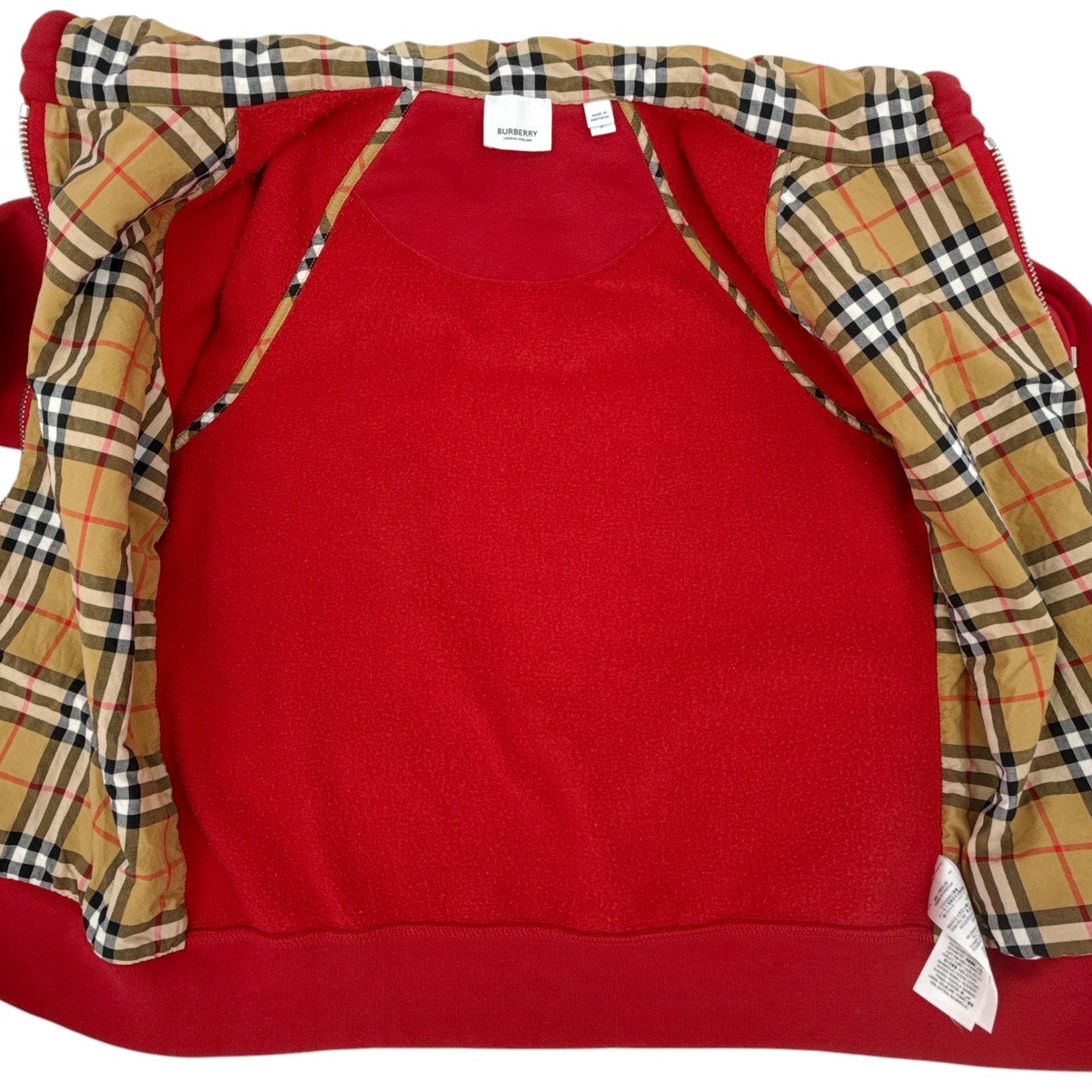 BURBERRY Hackfall Vintage Check Hoodie S