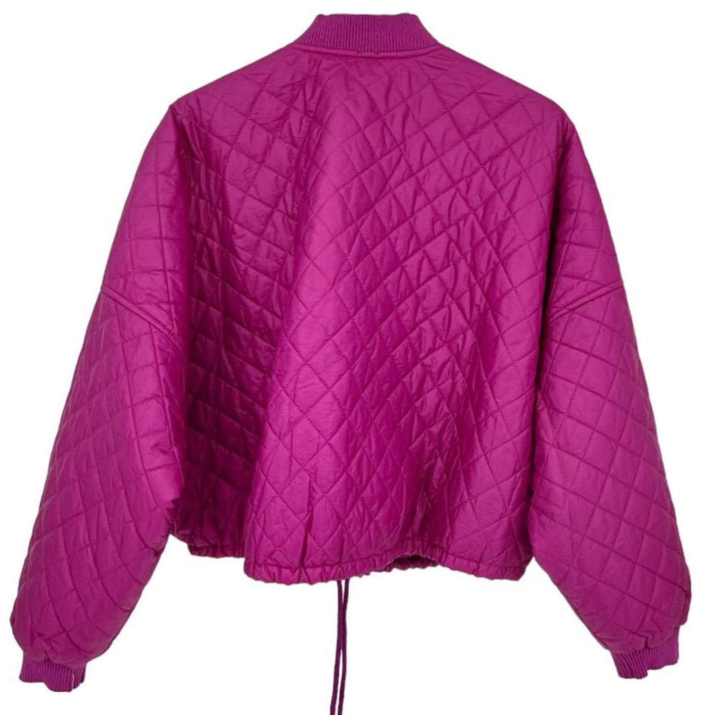 FREE PEOPLE Easy Quilted Bomber in Pink S