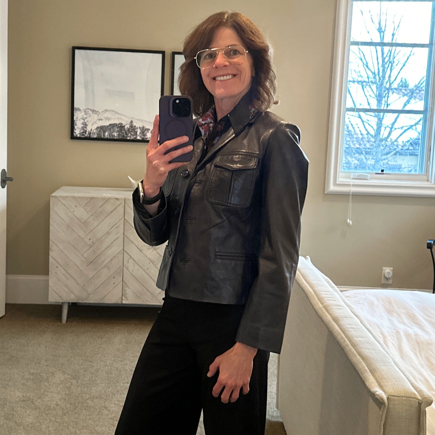 ZADIG & VOLTAIRE Liams Leather Jacket M