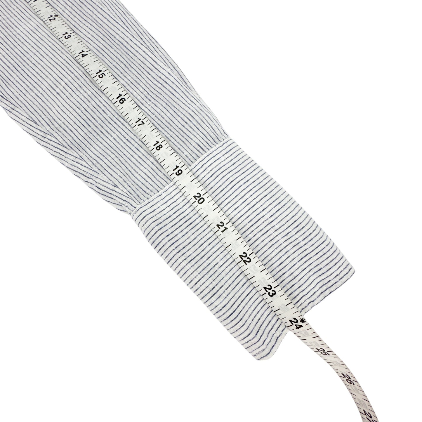 NILI LOTAN Pinstripe Cotton Voile NL Shirt S
