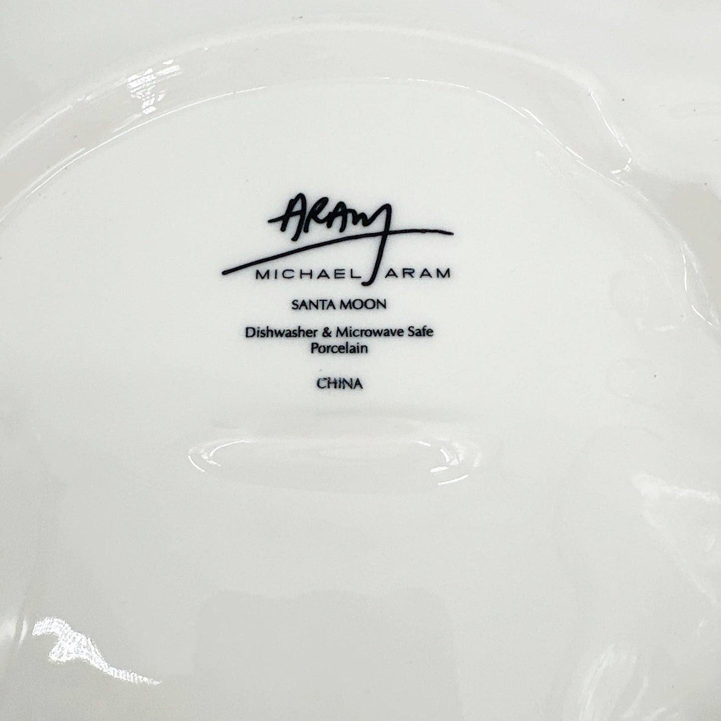 MICHAEL ARAM Santa Moon Plate