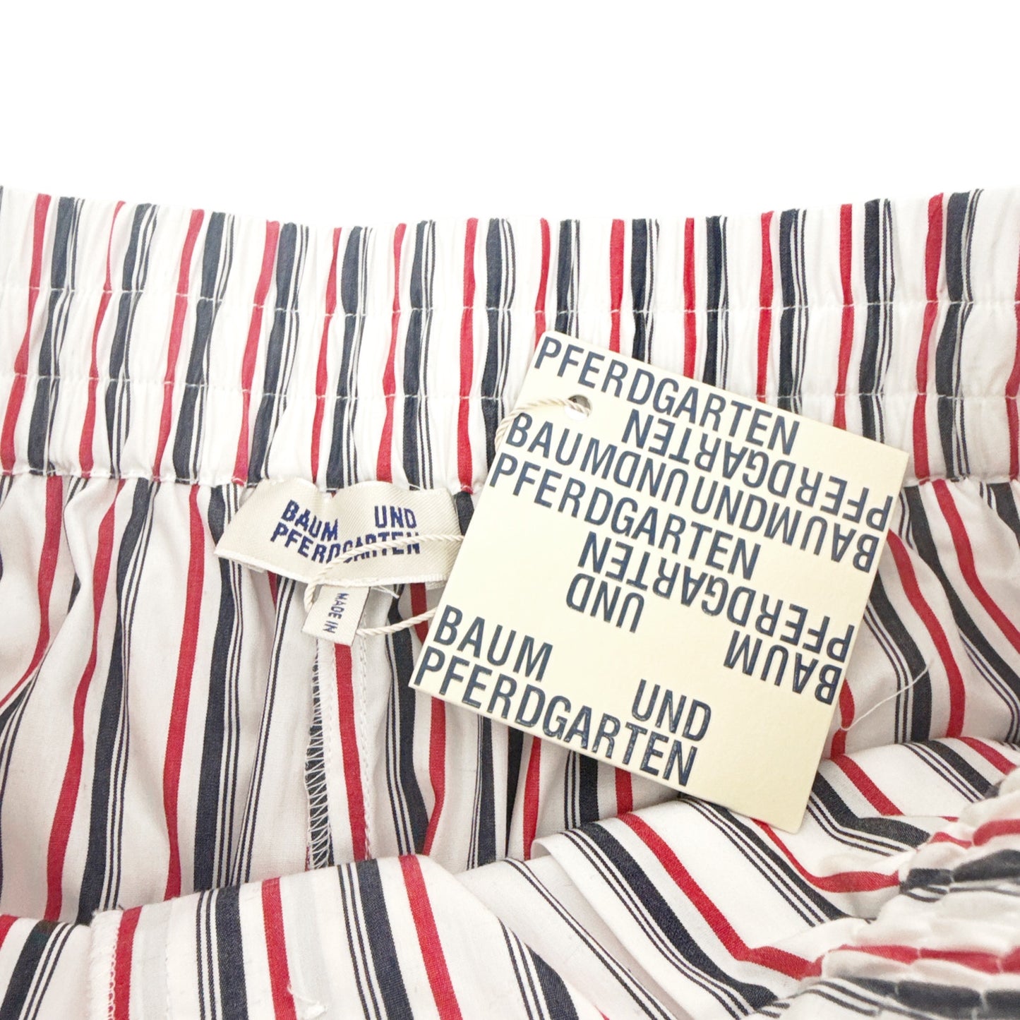 BAUM UND PFERDGARTEN Natie Shorts Haute Red Stripe FR34|US2|XS