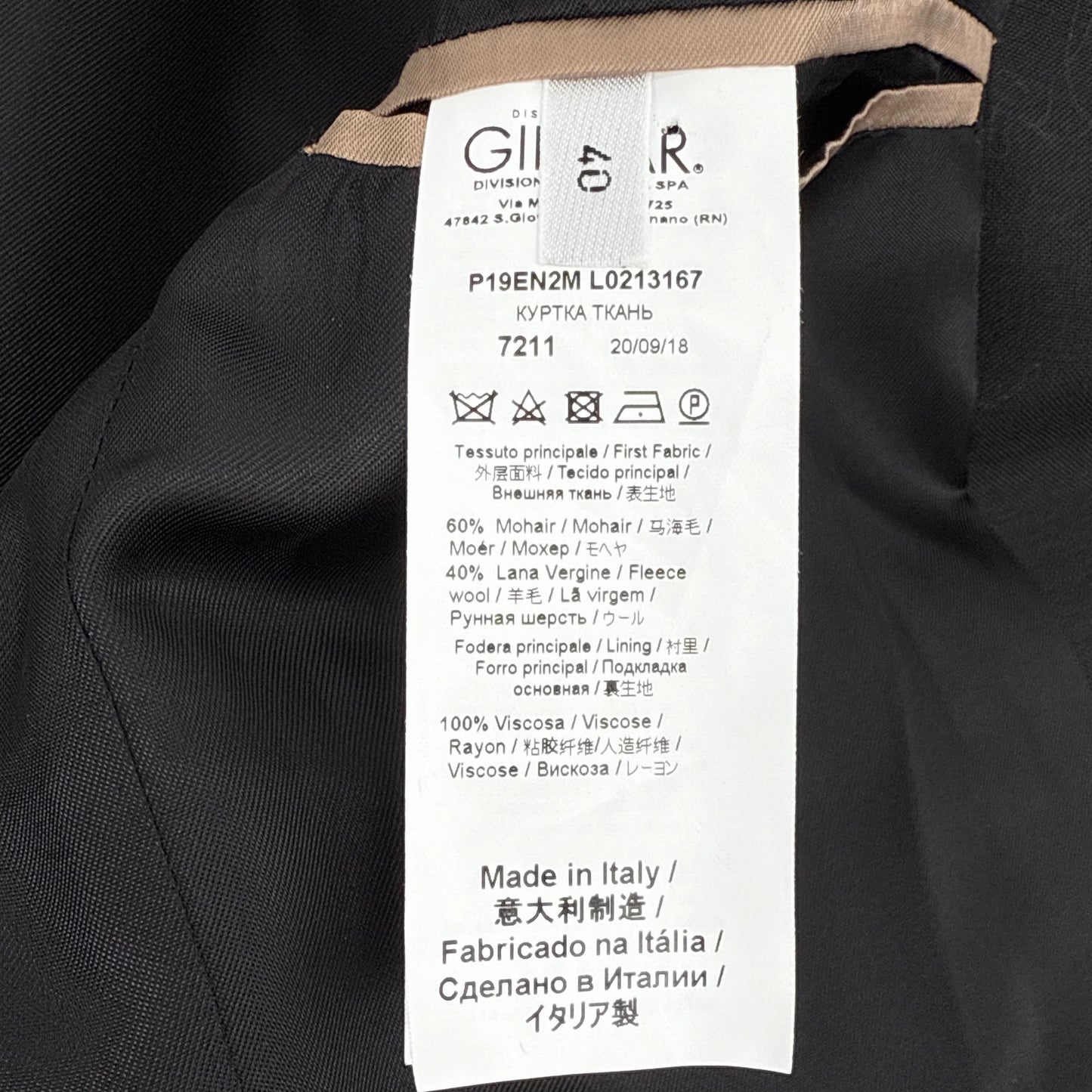 No.21 Double Breasted Blazer in Black EU40|S