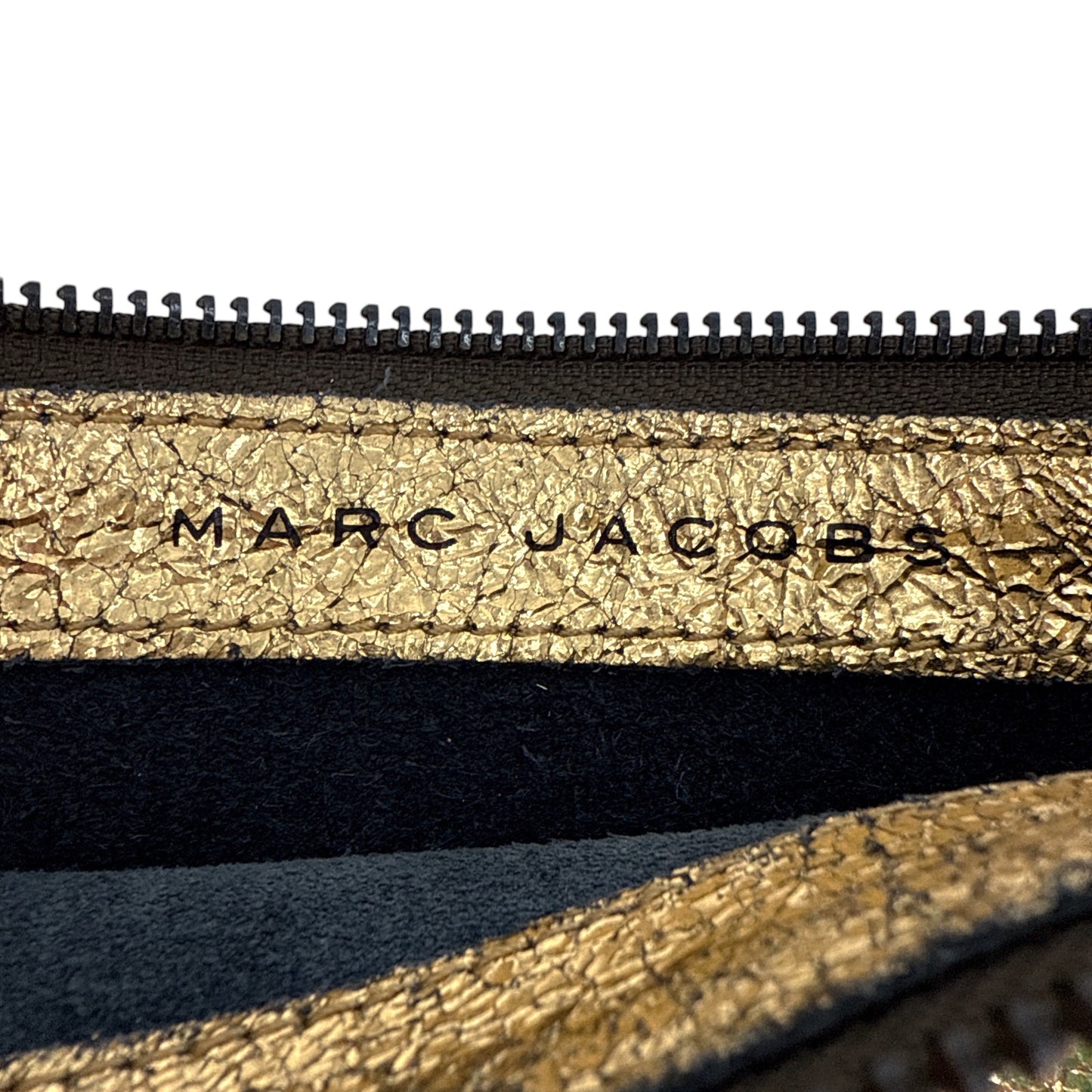 MARC JACOBS for Neiman Marcus + Target Metallic Leather Pouch in Gold
