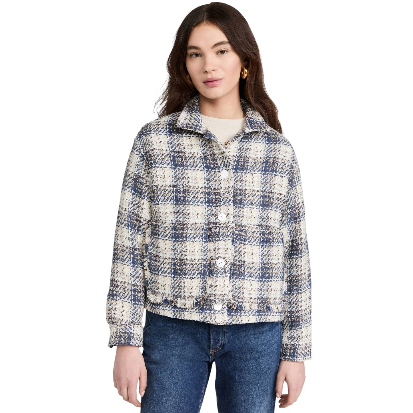 BLANKNYC Once In A Lifetime Cropped Shacket S