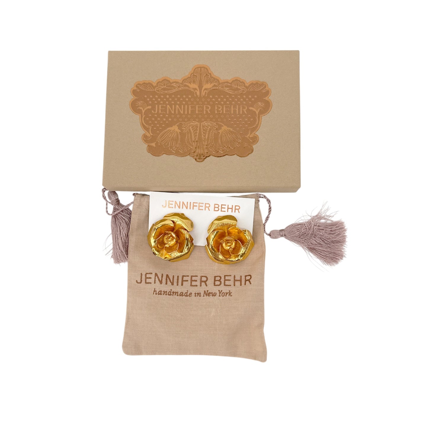 JENNIFER BEHR Tansy Earrings in Gold
