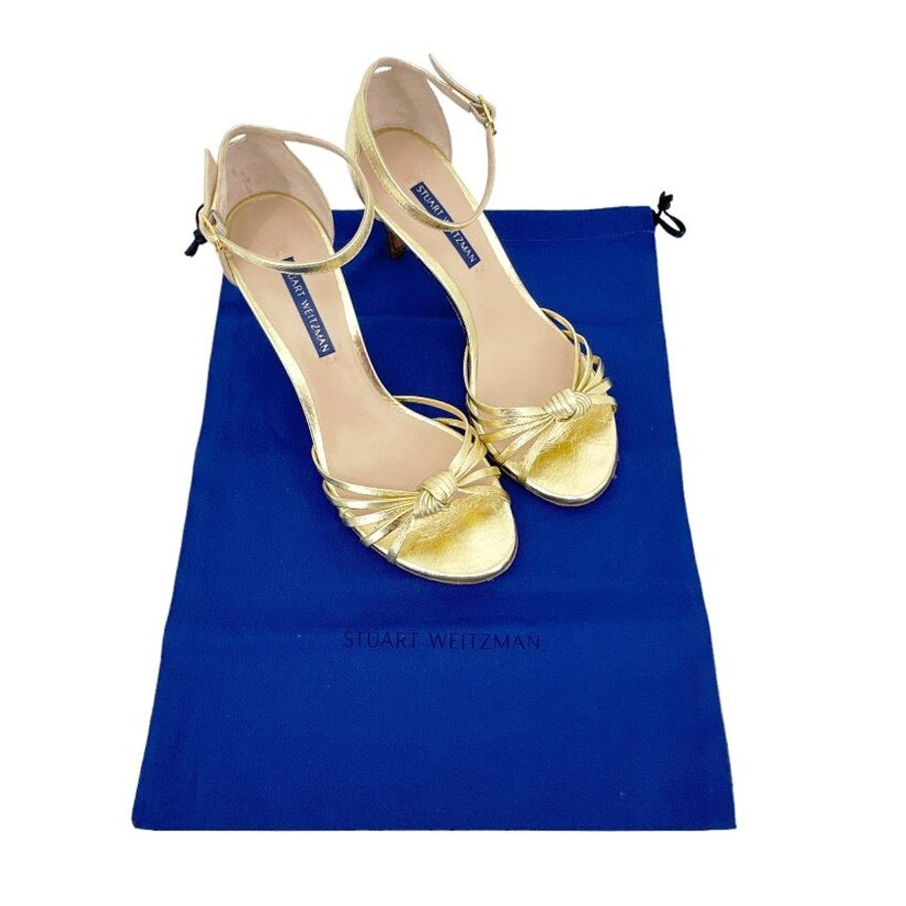 STUART WEITZMAN Sena 75 Metallic Gold 6.5
