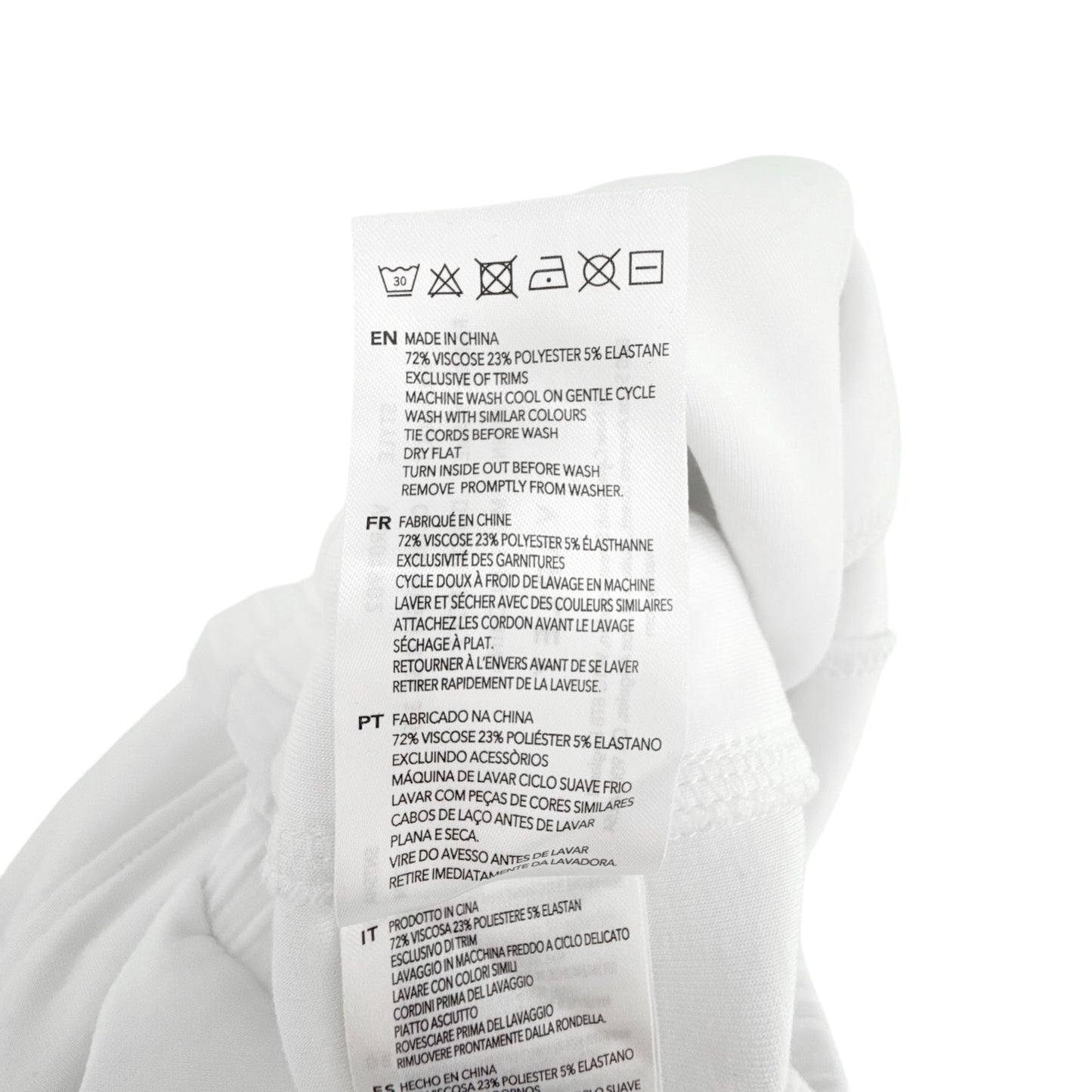 VARLEY Ollie High Rise Short in White XXS