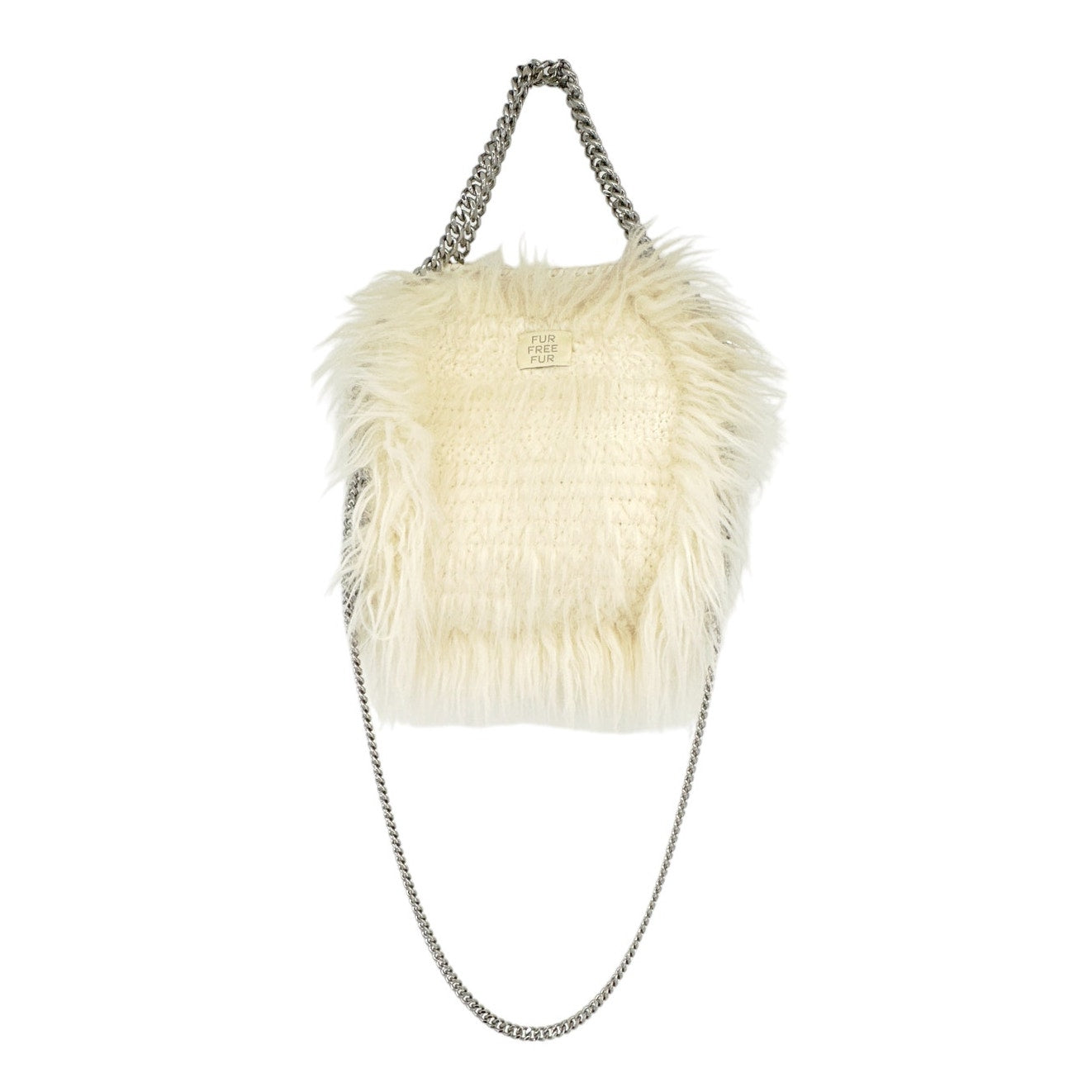 STELLA McCARTNEY Falabella Mini Furry Tote Bag