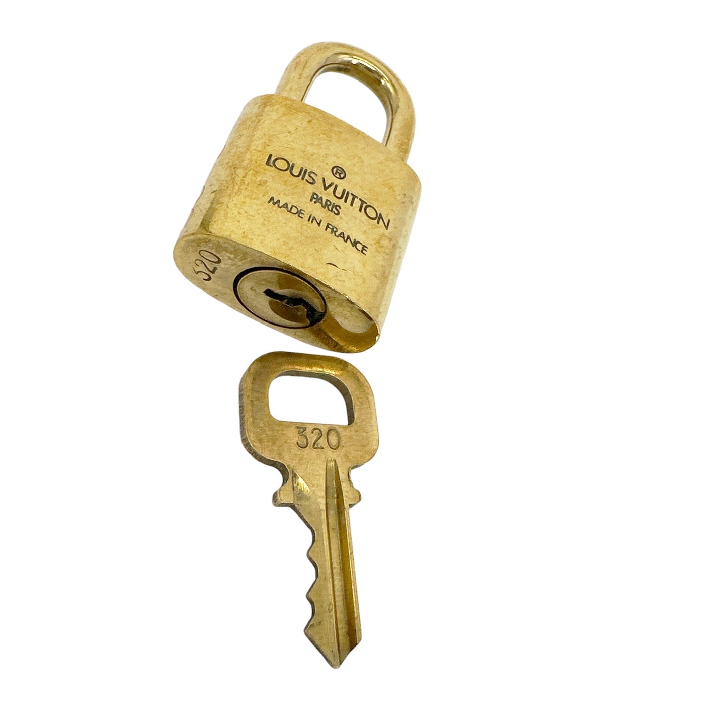 LOUIS VUITTON Padlock & Key #320