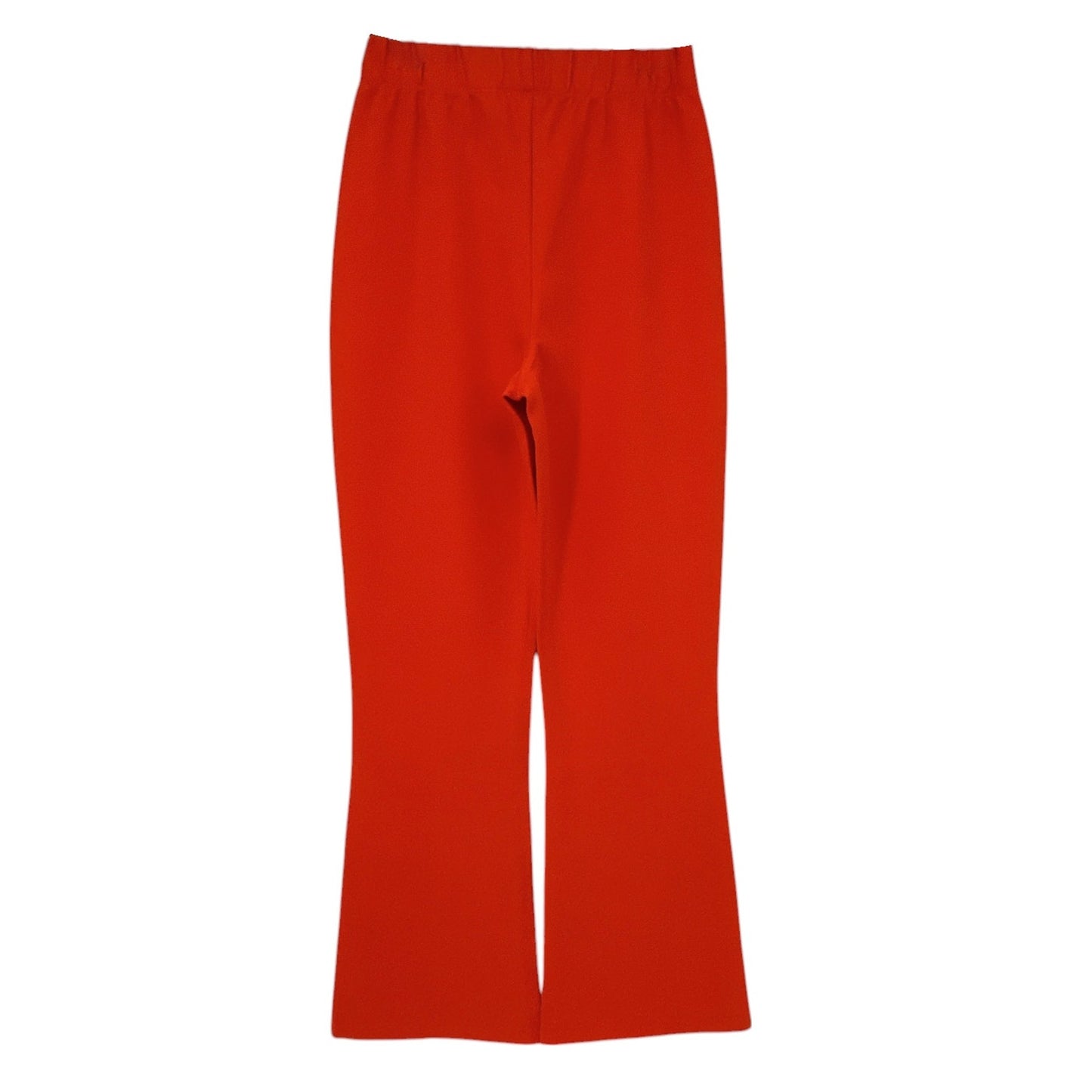 CLARE V. Le Flare Pants in Bright Poppy XS
