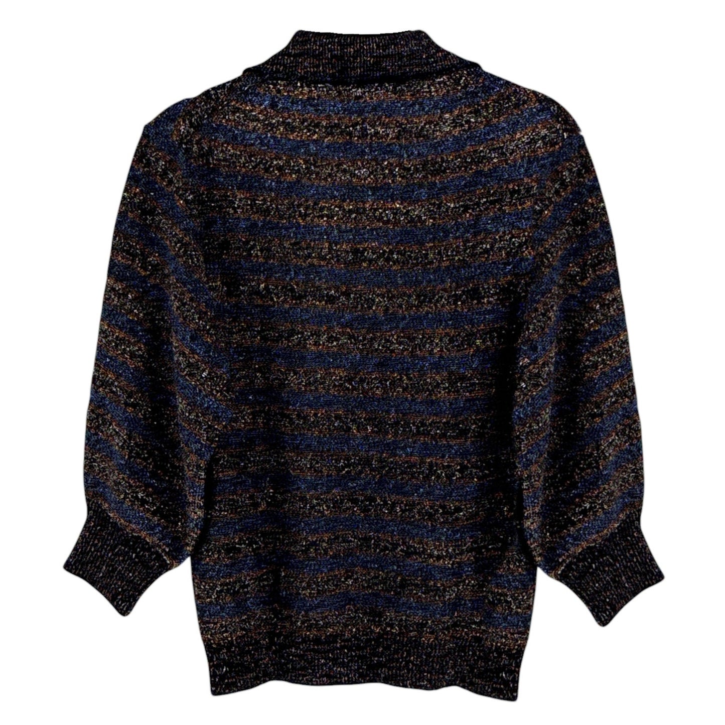CHLOE Lurex Polo Sweater M