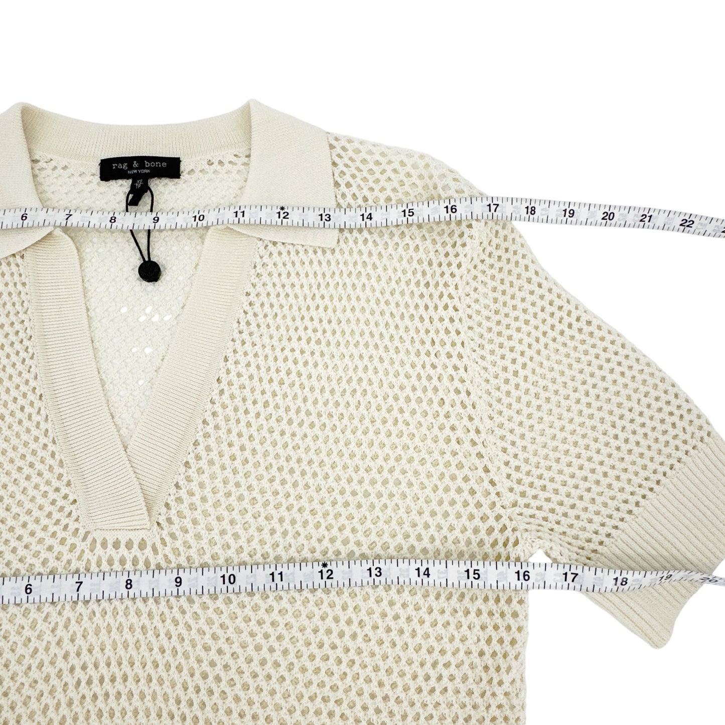 RAG & BONE Leah Viscose Polo XS